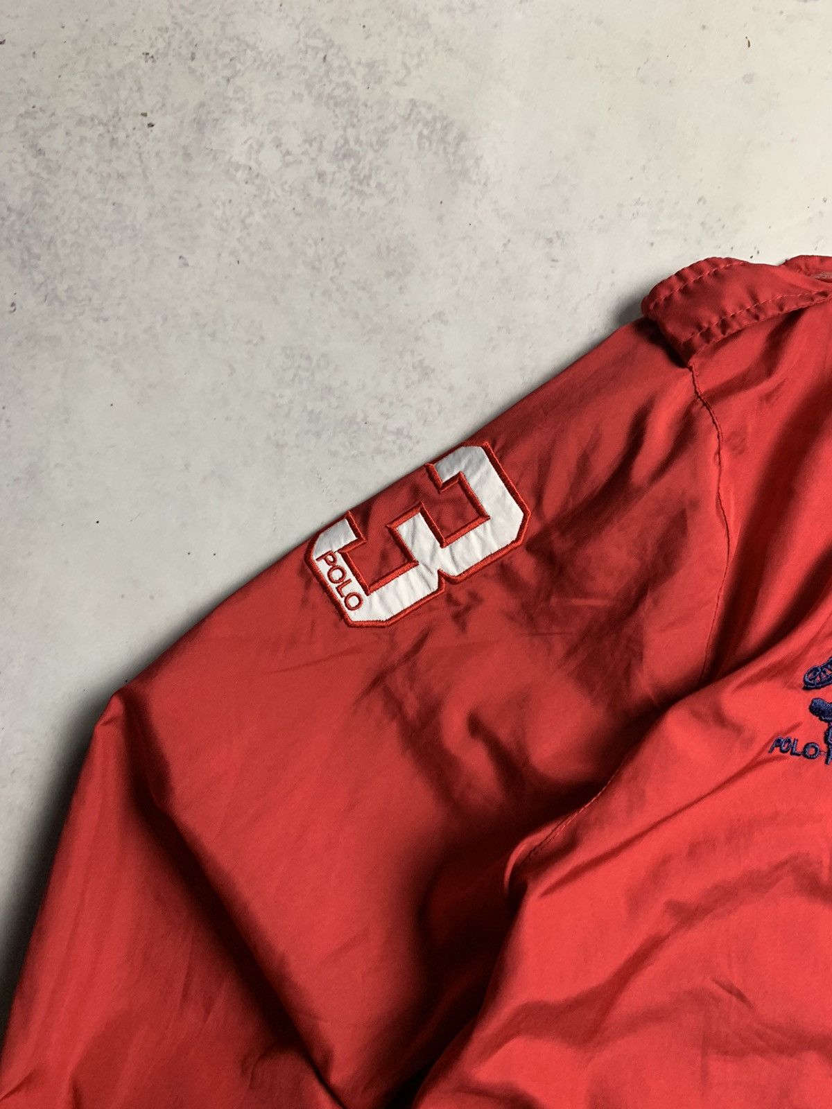 Vintage Polo Ralph Lauren Nylon Bomber Jacket Y2K XL