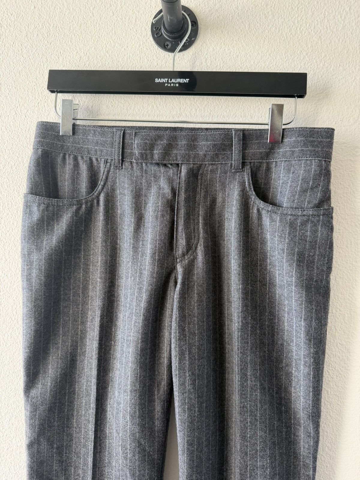 Tom Ford BNWT Wool Pinstripe Trousers 40 Size 46S - 2 Thumbnail
