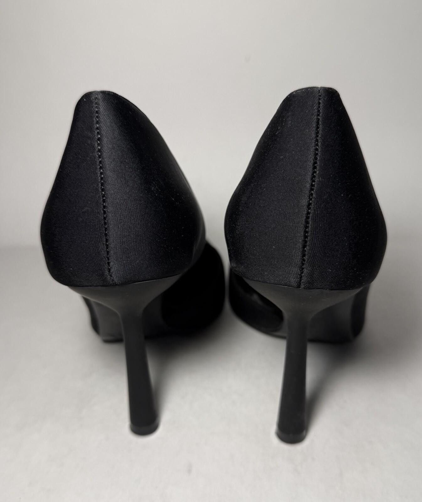 Zara ZARA D'Orsay Stiletto Pump Pointed Toe 4 inch Heels Black Size US 6.5 / IT 36.5 - 3 Thumbnail