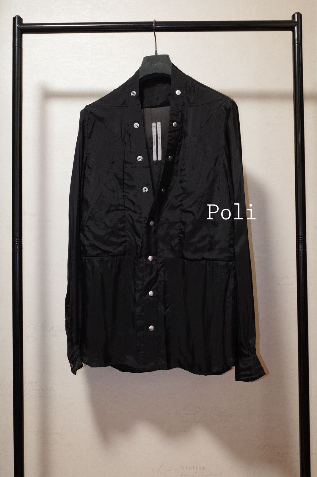 Rick Owens RICK OWENS LARRY SHIRT Size US M / EU 48-50 / 2 - 1 Thumbnail