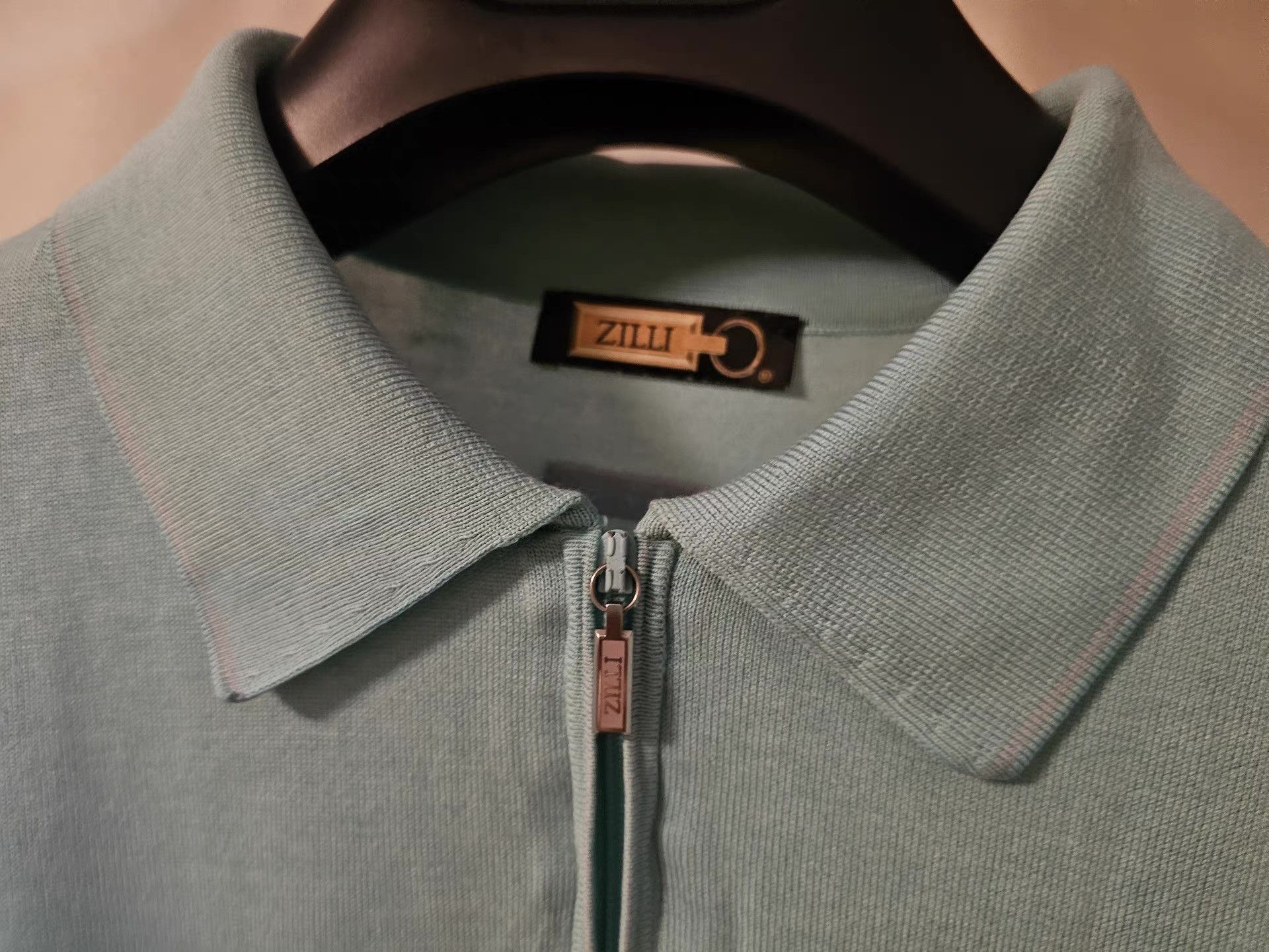 Zilli ZILLI Men's Short Sleeve Polo Shirt, Size US M / EU 48-50 / 2 - 6 Thumbnail