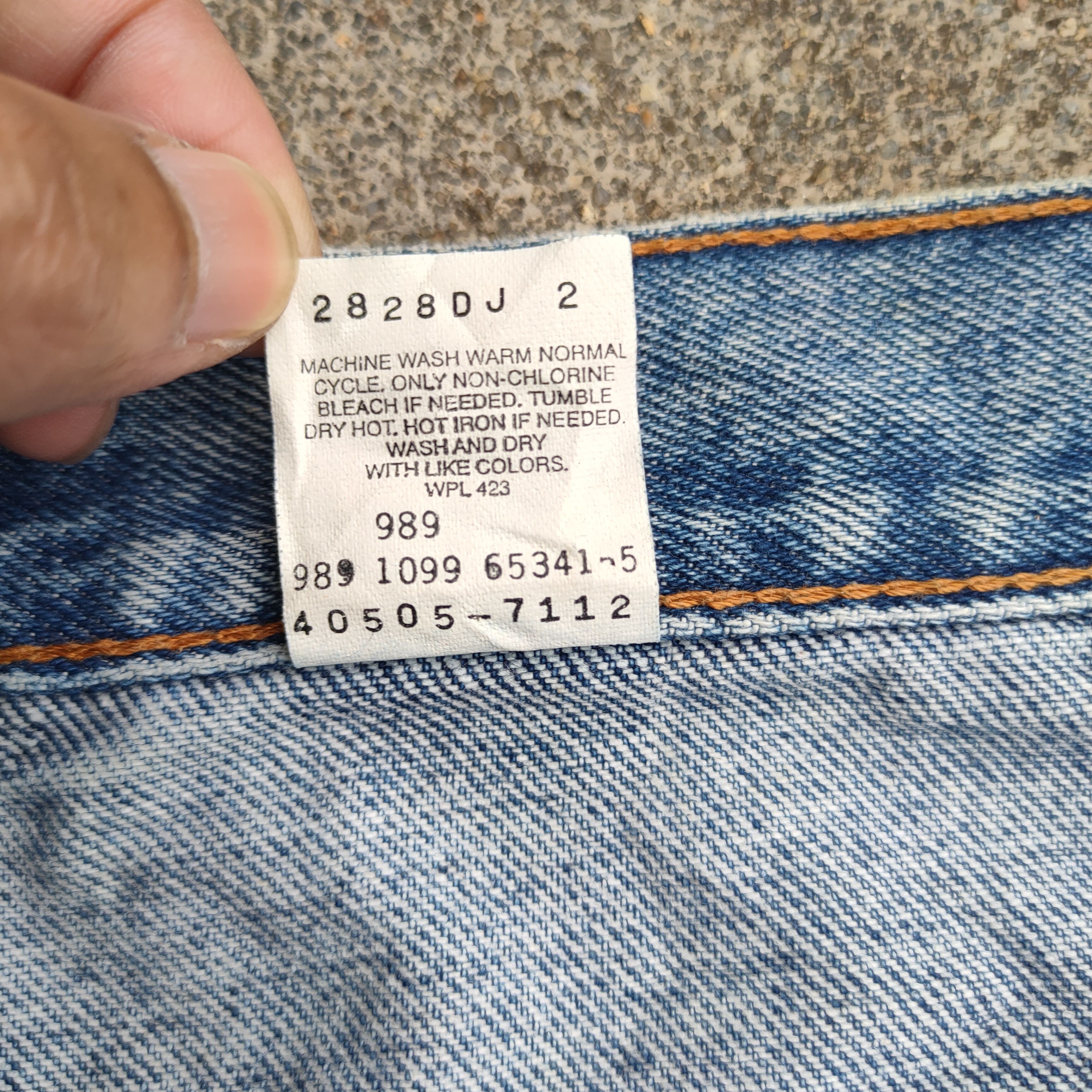 Levi's × Vintage VINTAGE LEVI'S 505 MEXICO RIPPED JEANS DENIM PANTS Size US 28 / EU 44 - 16 Thumbnail