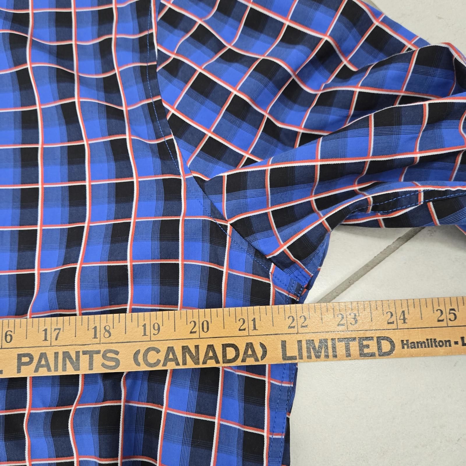 Robert Graham Robert Graham X Dress Shirt Tailored Fit Size 38R - 8 Thumbnail
