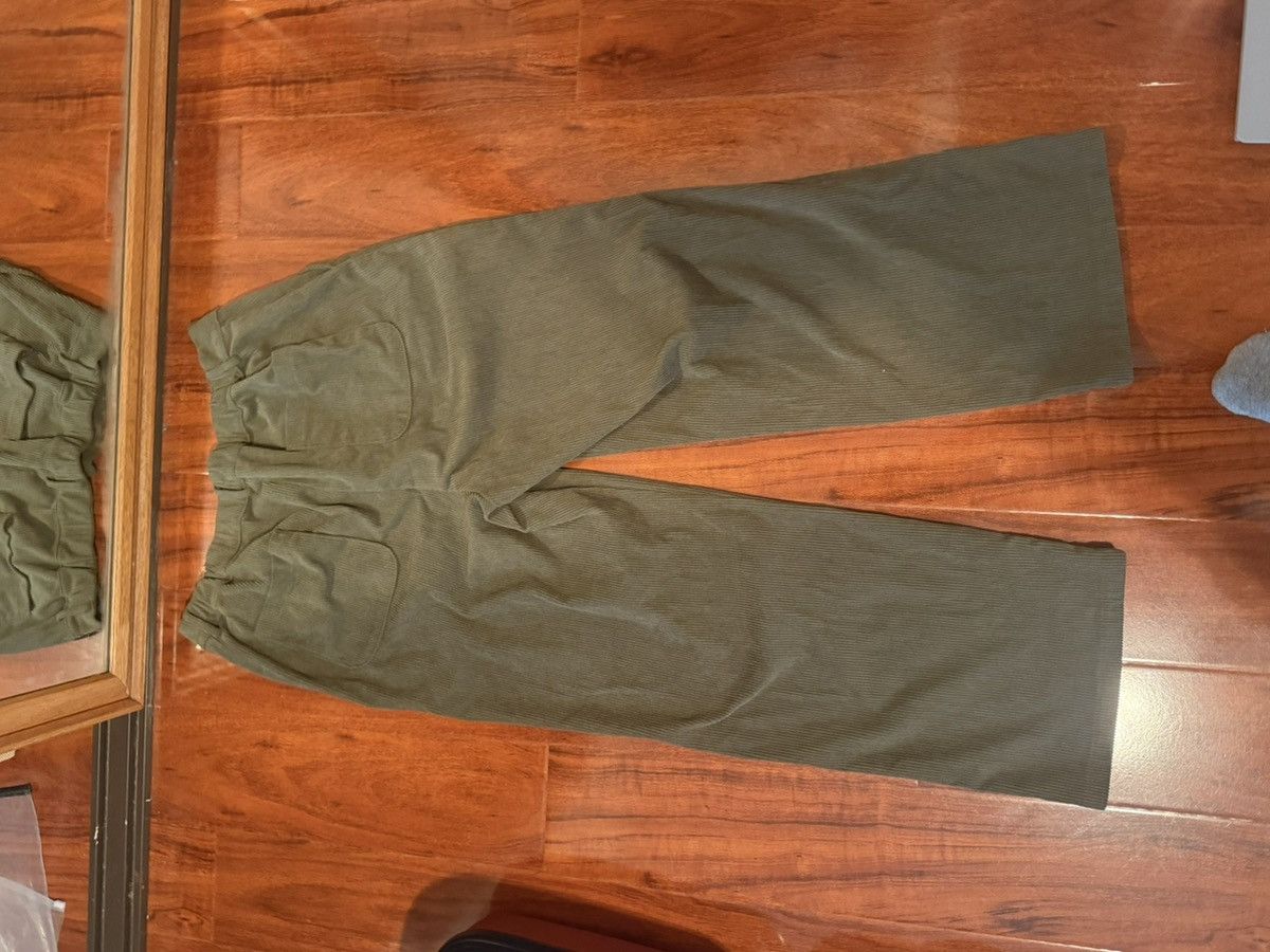Other Green Baggy Corduroy Pants Size US 36 / EU 52 - 2 Thumbnail