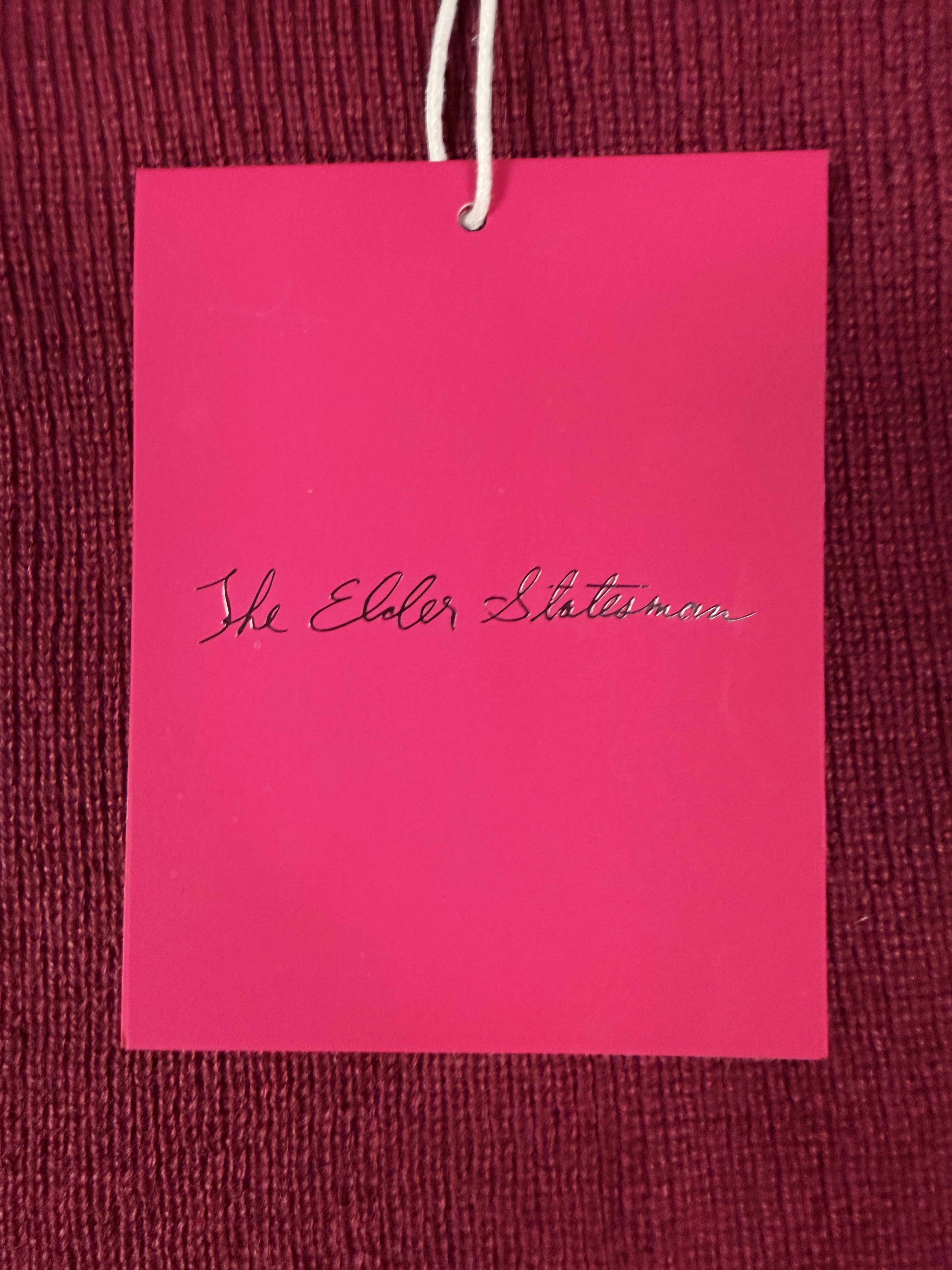 The Elder Statesman $395 The Elder Statesman Delicash Merlot Tank Top Size M / US 6-8 / IT 42-44 - 9 Thumbnail