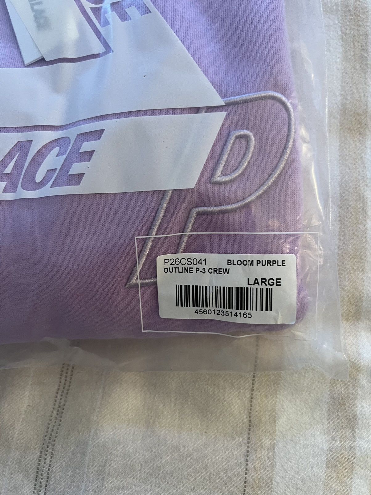 Palace PALACE OUTLINE P-3 CREW BLOOM PURPLE Sweatshirt Size Large Size US L / EU 52-54 / 3 - 5 Thumbnail