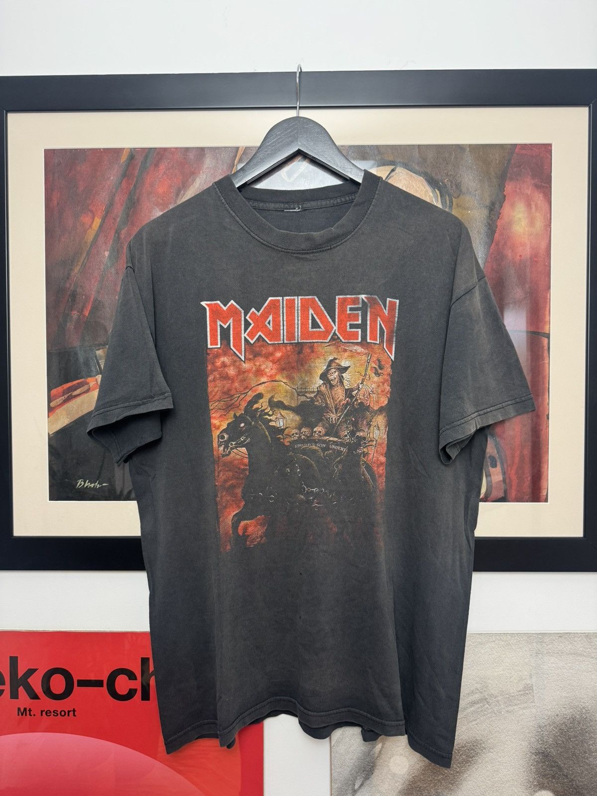 Band Tees Vintage Iron Maiden Band Two Sided Print Tee Eddie Rips Up Size US L / EU 52-54 / 3 - 1 Thumbnail