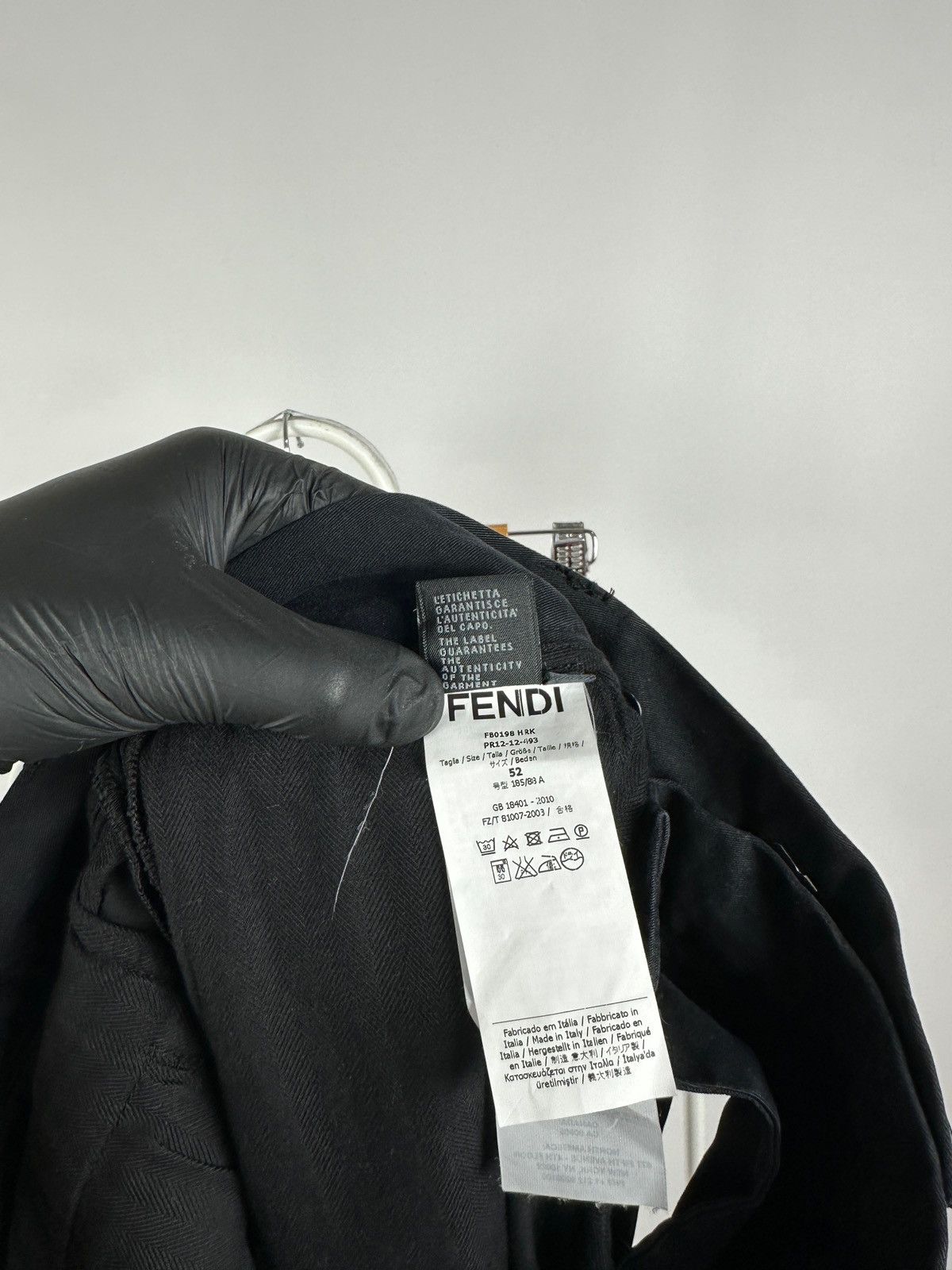 Fendi Fendi Black Trousers Pants Size US 34 / EU 50 - 17 Thumbnail