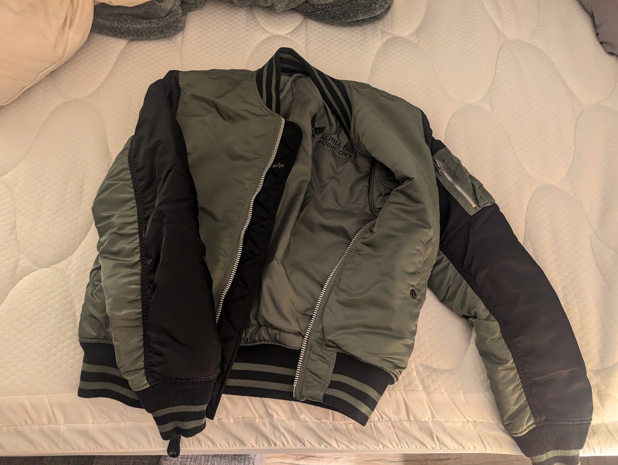 Alpha Industries Alpha Industries MA-1 Varsity Flight Bomber Jacket Size US M / EU 48-50 / 2 - 3 Thumbnail