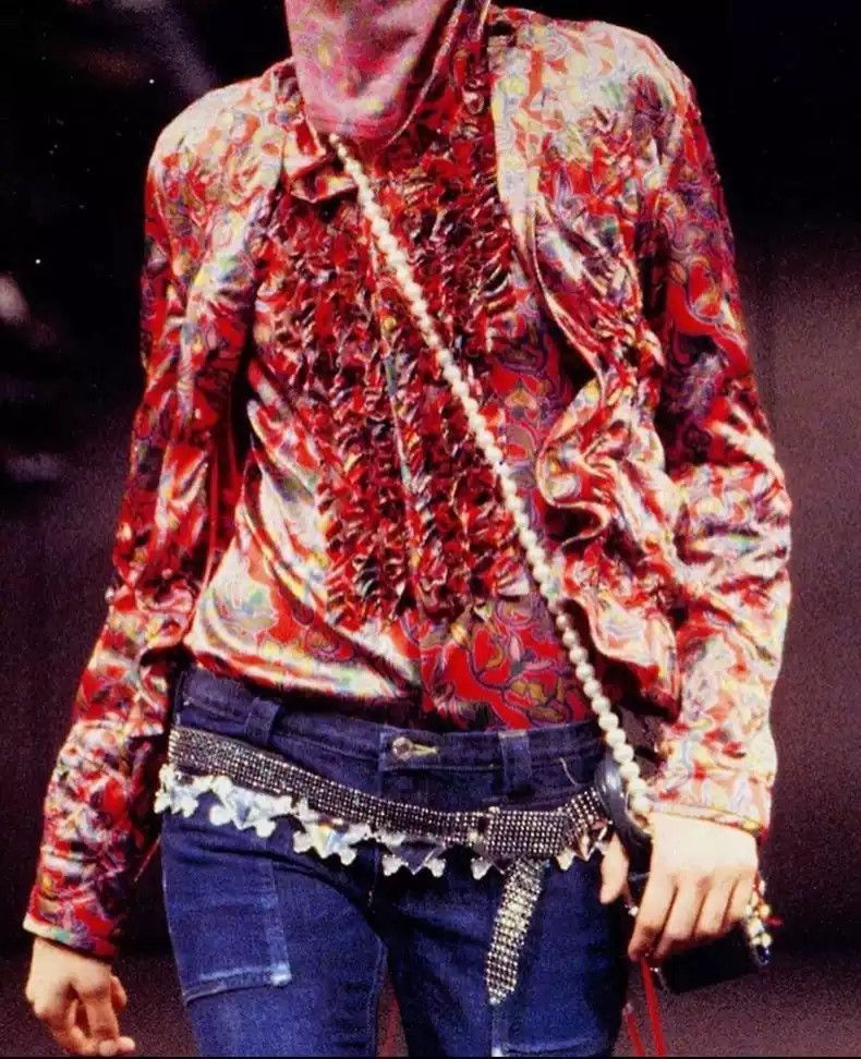 Undercover Undercover aw01 D.V.F pearl belt and bullet contemporaneous Size ONE SIZE - 3 Thumbnail