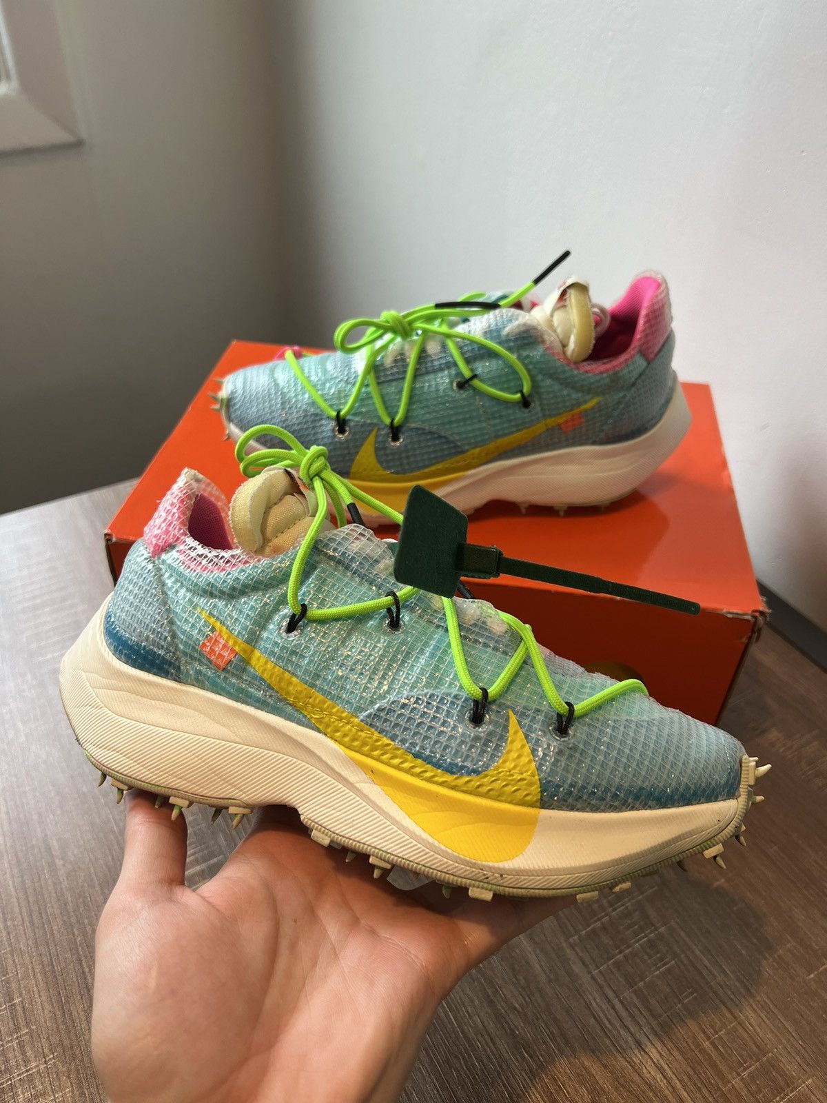 Nike Off White Vapor Street Polarized Blue Womens Size