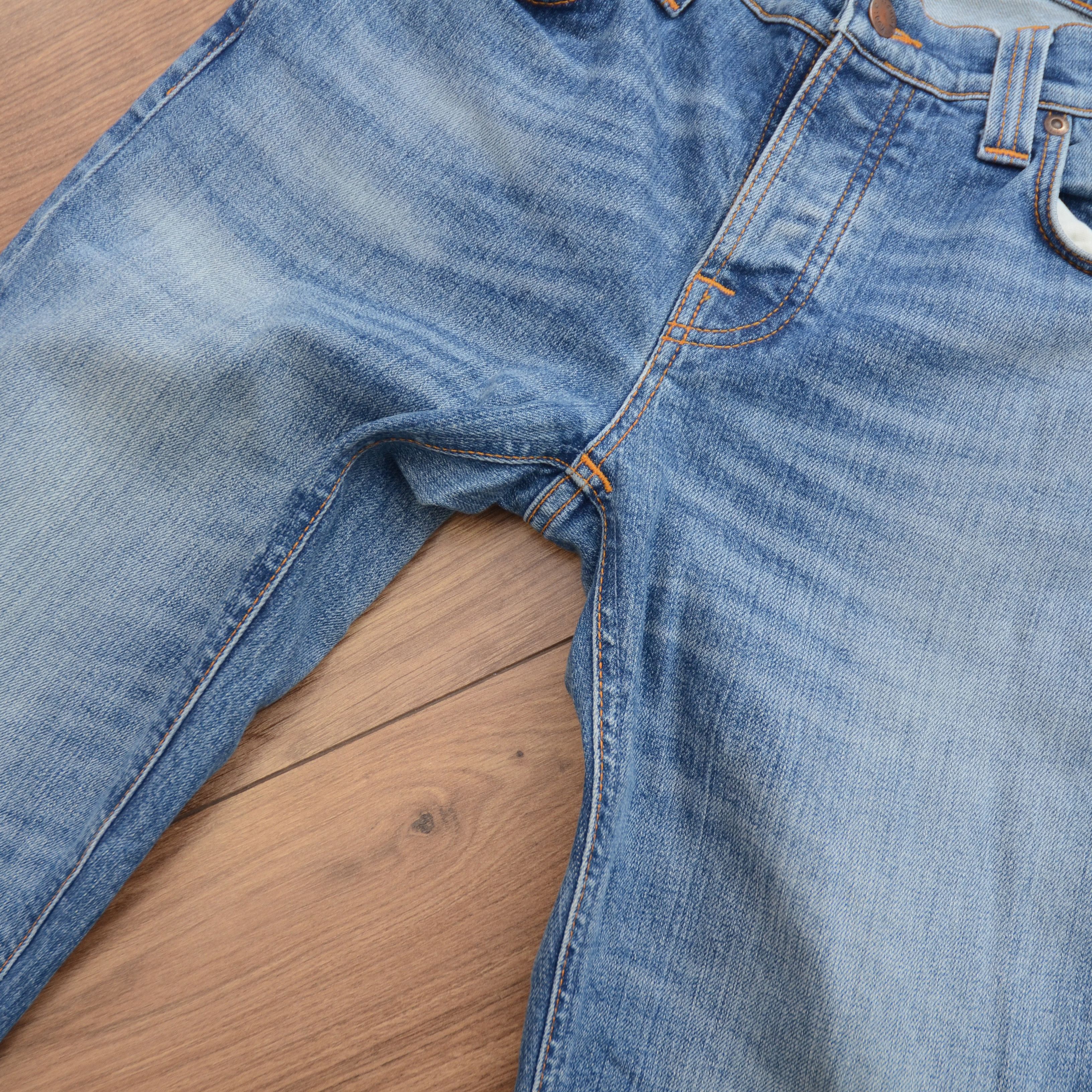 Nudie Jeans Nudie Jeans Steady W31 L34 faded Denim Button Fly Thim Size US 31 - 10 Thumbnail