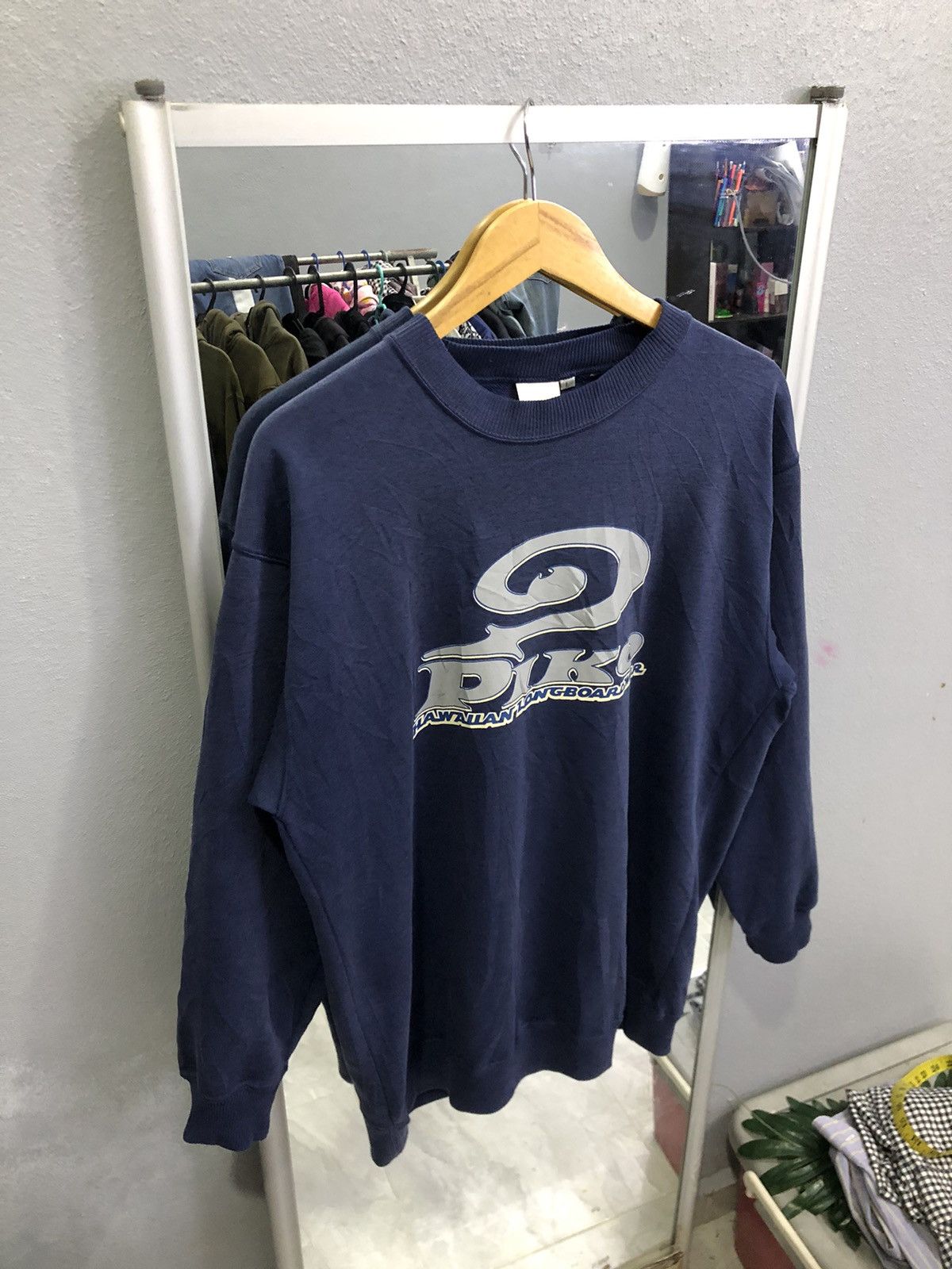Vintage Y2K Piko Hawaiian Longboard Wear – Rare Surf Crewneck Size US L / EU 52-54 / 3 - 3 Thumbnail