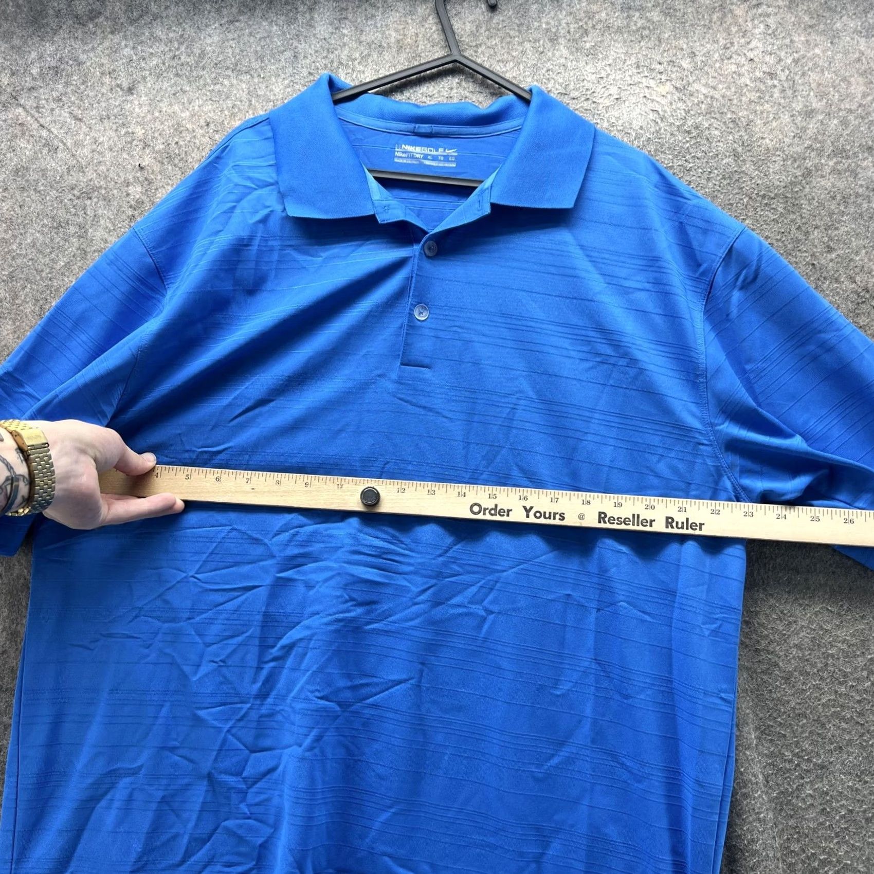 Nike Nike Golf Polo Shirt Mens XL Blue Fit Dry Performance Sport Athletic Golf Size US XL / EU 56 / 4 - 4 Thumbnail