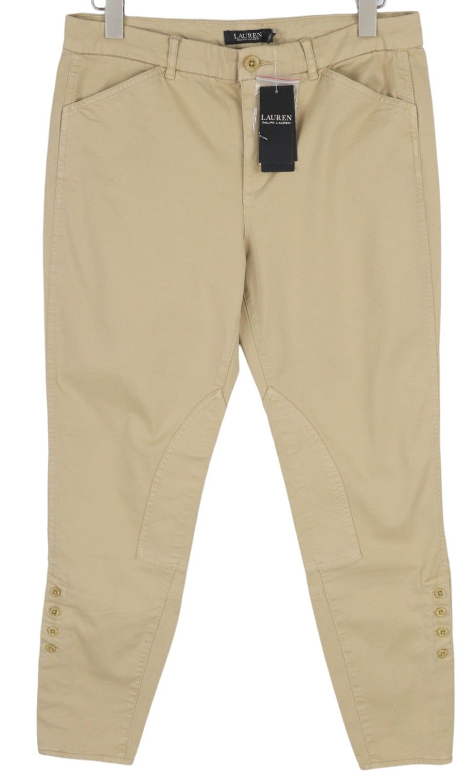 Lauren Ralph Lauren W31 Brown Slim Ankle Zip Trousers 84705 Size 31" - 1 Thumbnail
