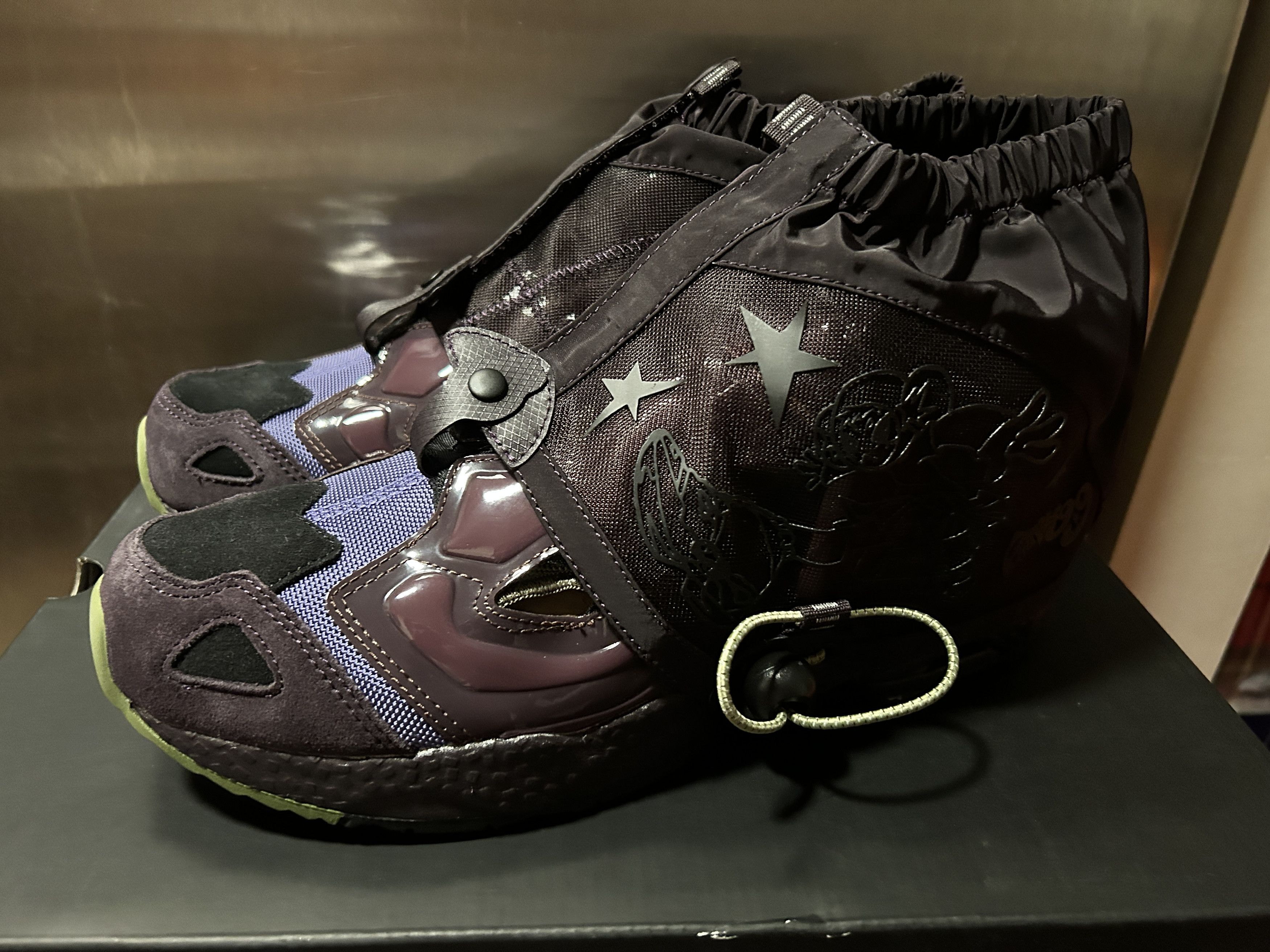 Happy99 × Reebok H99 x Reebok Instapump Fury 95 - Purple/Midnight-Earth Size US 10 / EU 43 - 2 Thumbnail