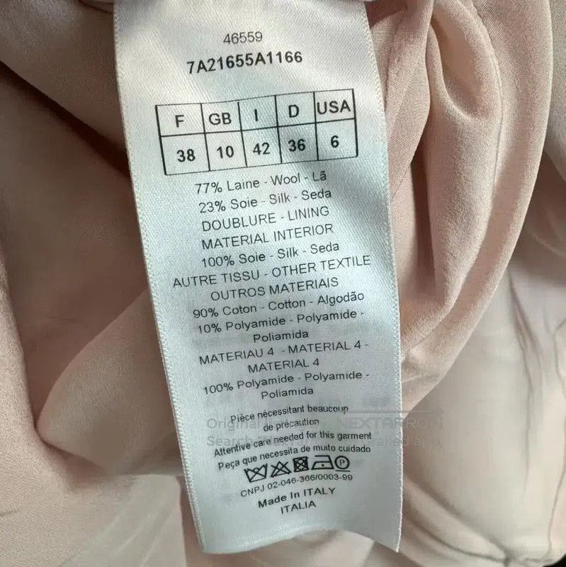 Dior Dior Pink Wool Dress with Lace Collar . Size M / US 6-8 / IT 42-44 - 5 Thumbnail