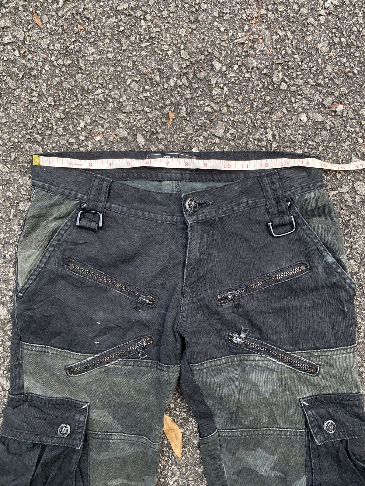 Japanese Brand Midas Japan Bondage Cargo Flare Pant Size US 29 - 16 Thumbnail