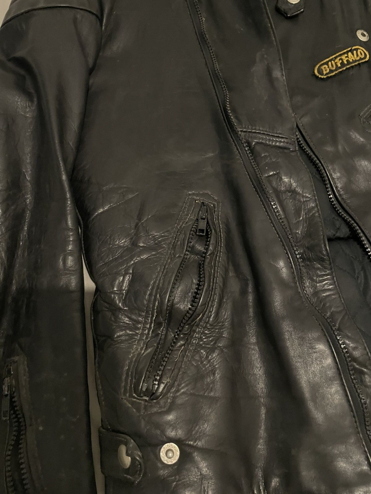 Genuine Leather × Other × Vintage “Buffalo” Vintage genuine leather jacket Size US M / EU 48-50 / 2 - 3 Thumbnail