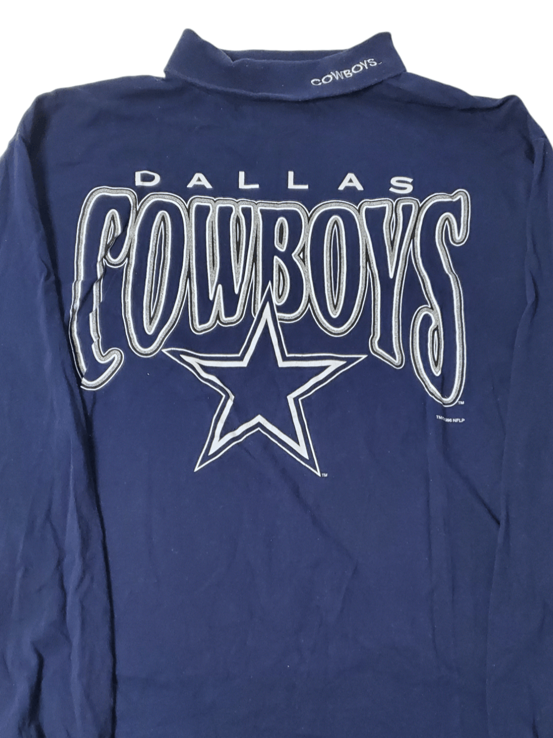 NFL × Vintage 1996 Dallas Cowboys Arc Turtleneck Shirt Size US XL / EU 56 / 4 - 2 Thumbnail