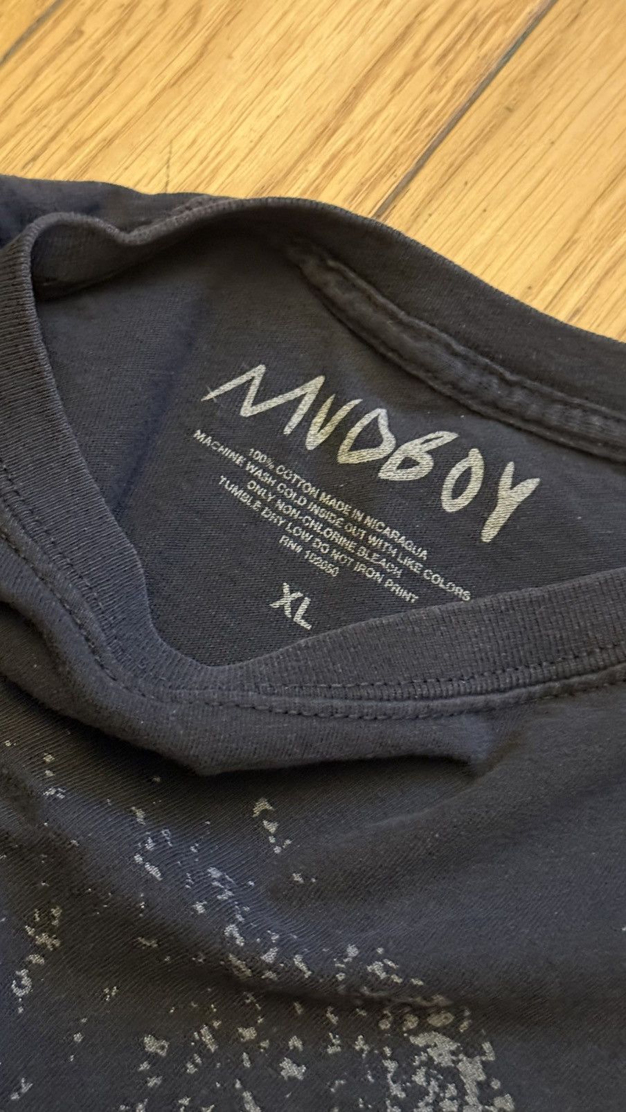 Gildan × Travis Scott Washed Black MudBoy Tee Size US XL / EU 56 / 4 - 4 Thumbnail