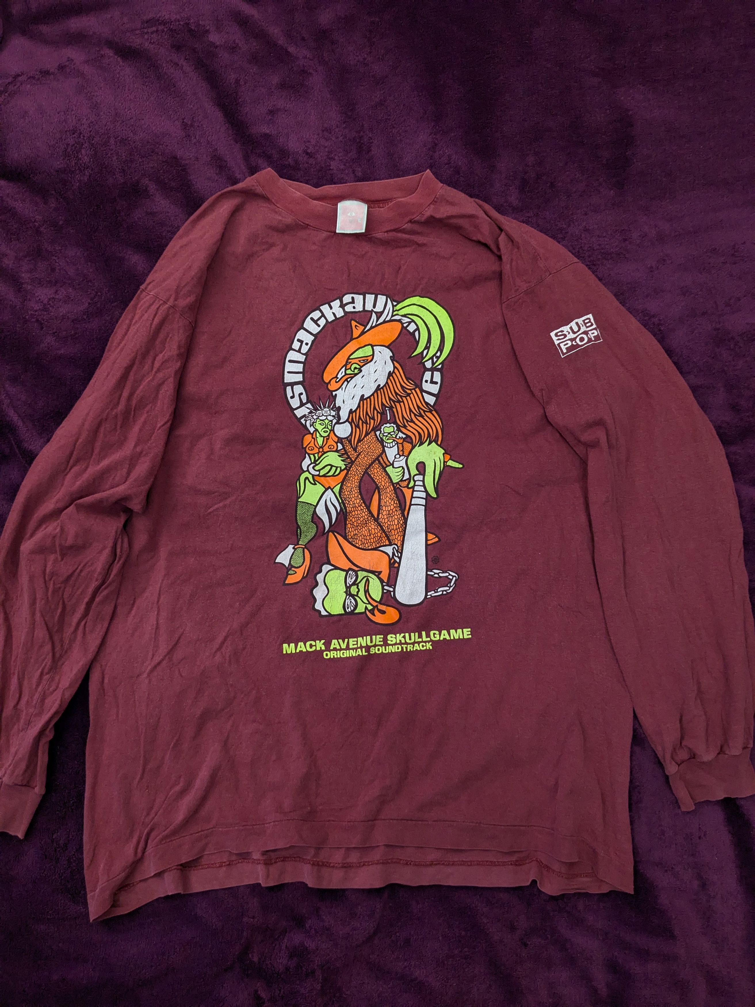 Band Tees Vintage 1993 Big Chief long sleeve european tour Size US XL / EU 56 / 4 - 1 Thumbnail