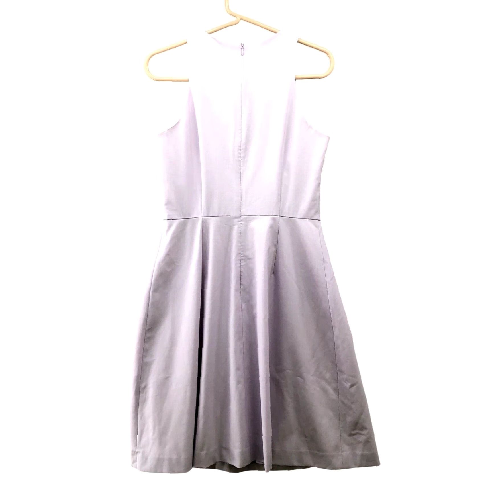 Banana Republic Banana Republic Sleeveless Dress Womens 4 XL Extra Large Purple Wool Blend Size S / US 4 / IT 40 - 2 Thumbnail