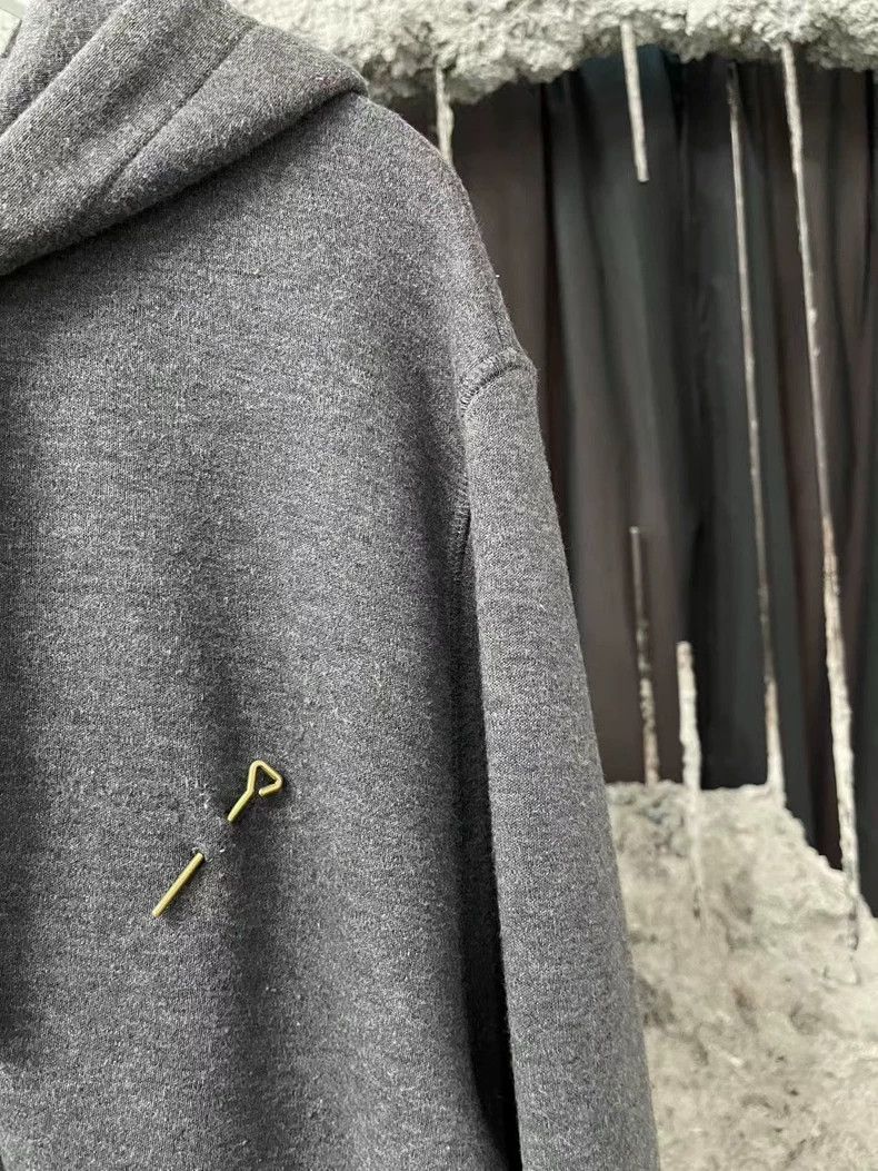 Louis Vuitton Louis Vuitton Grey pin decorated hoodie Size US L / EU 52-54 / 3 - 5 Thumbnail