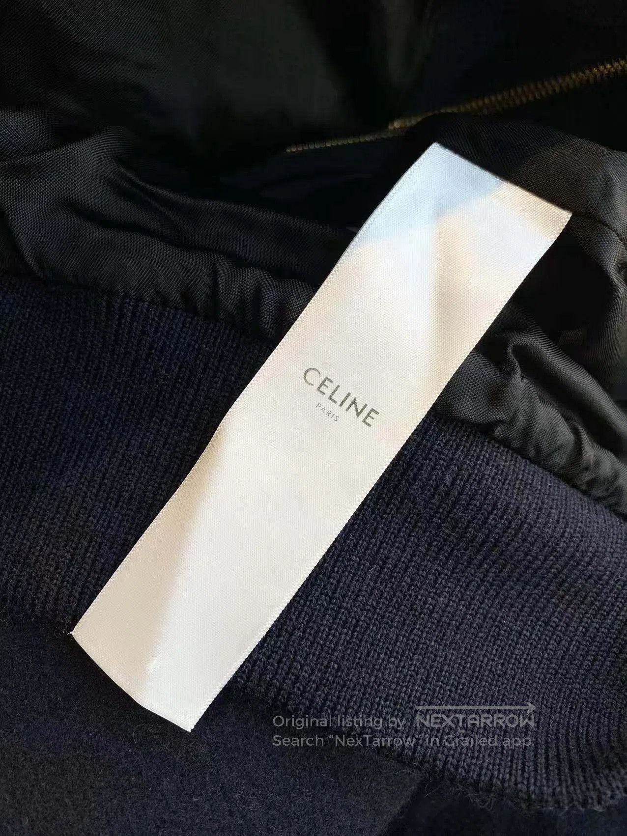 Celine Celine Letter-embroidered logo hooded jacket| Size XS / US 0-2 / IT 36-38 - 5 Thumbnail