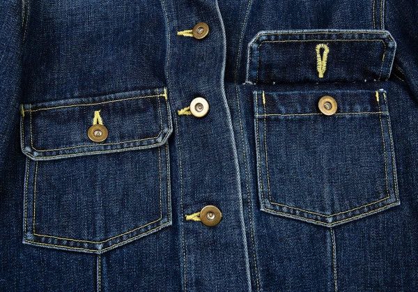 Issey Miyake issey miyake The stitching deconstructs the denim jacket Size US M / EU 48-50 / 2 - 2 Thumbnail