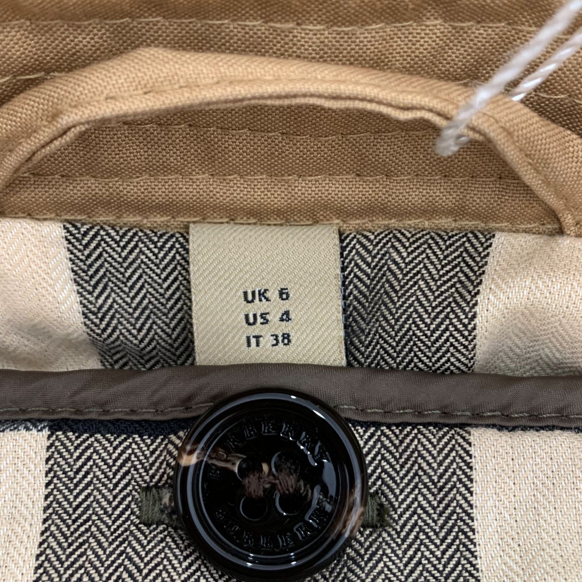 Burberry Burberry Brown Cotton Double-Breasted Hooded Trench Coat wit Size S / US 4 / IT 40 - 4 Thumbnail