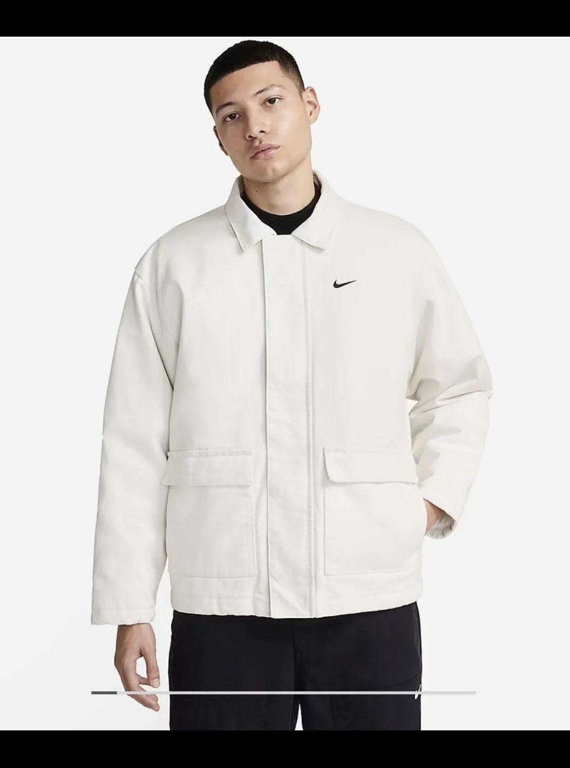 image of Dq4938-030 Nike Men's Nsw Insulated Work Jacket Size Xxl in White