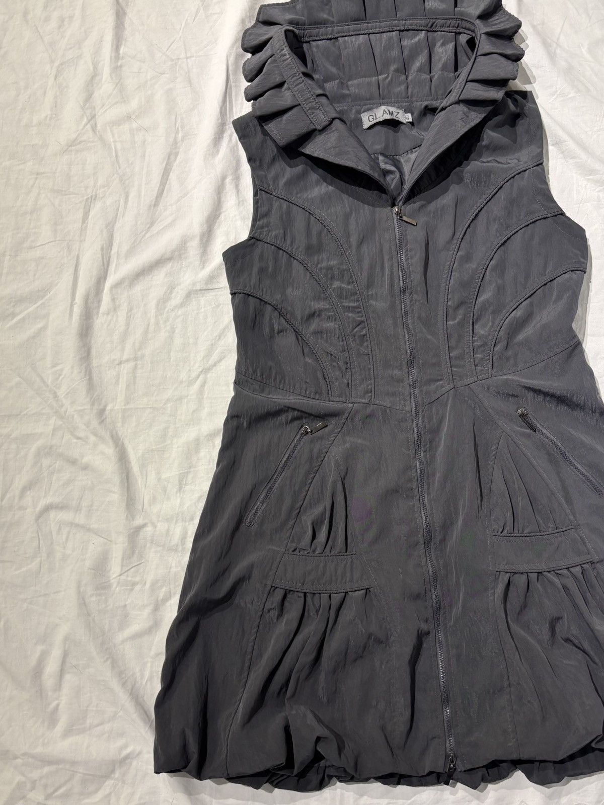 Vintage Vintage adjustable military double zip dress Size S / US 4 / IT 40 - 2 Thumbnail