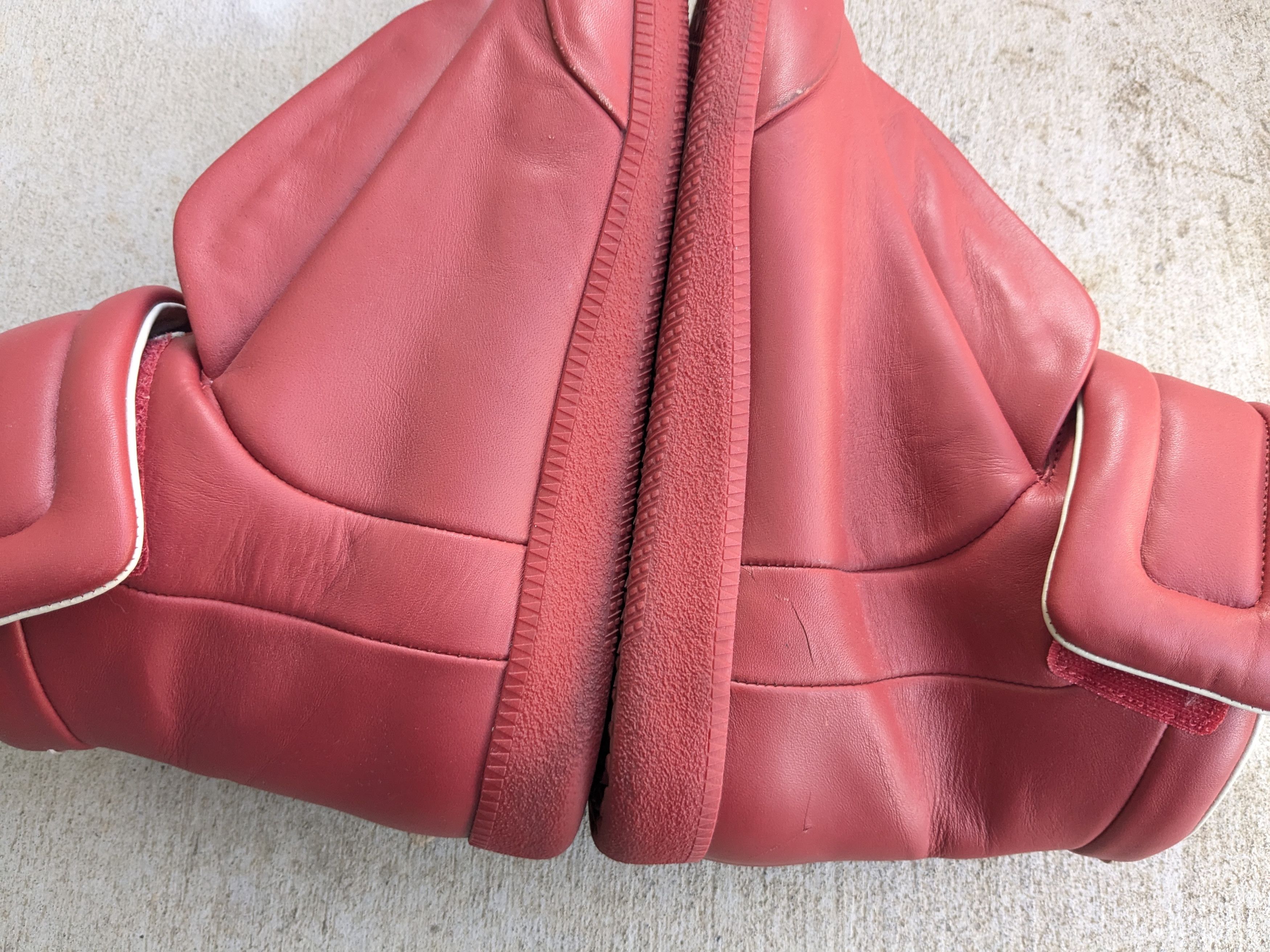 Maison Margiela Maison Margiela Future Red 13 46 High Tops Leather Sneakers Size US 13 / EU 46 - 15 Thumbnail