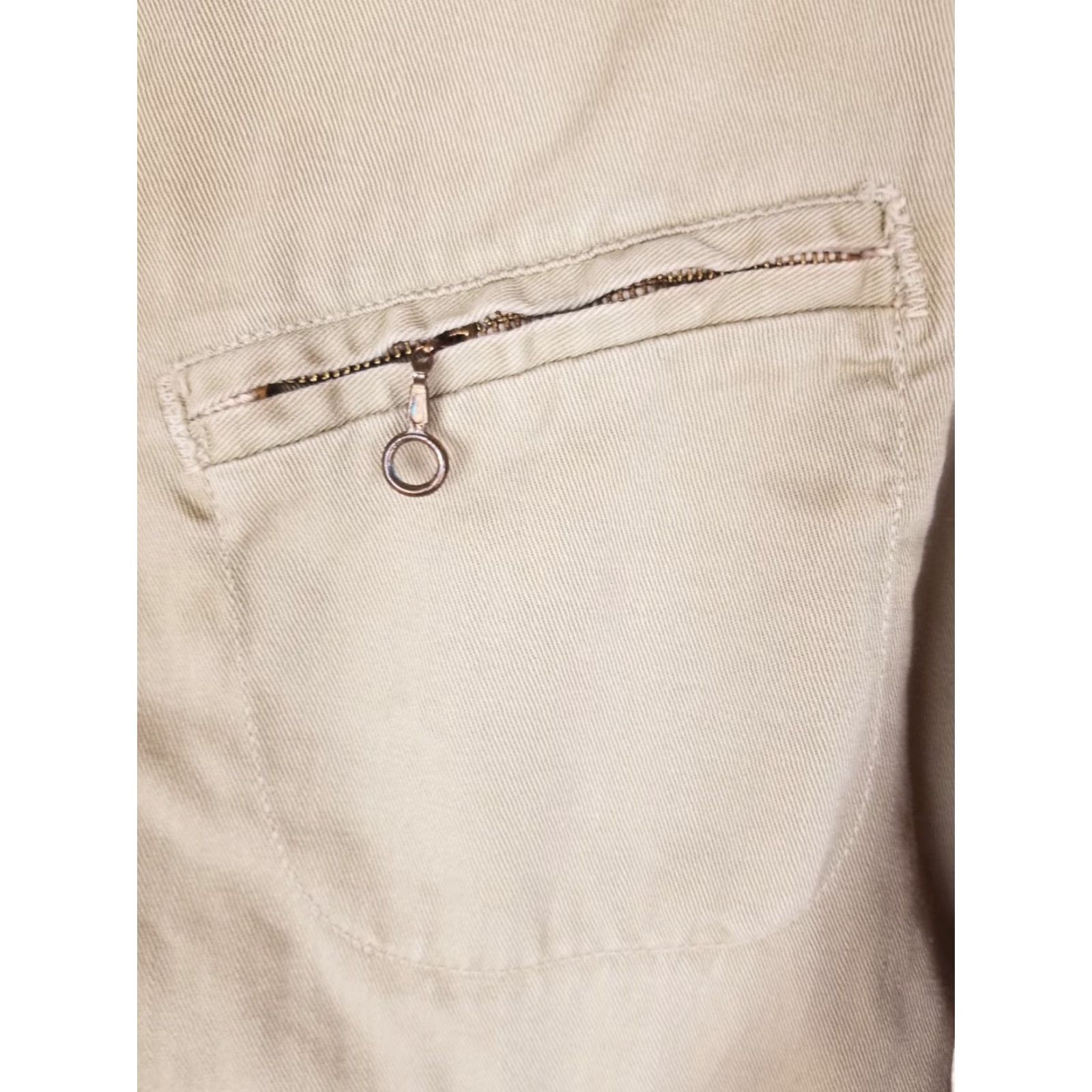 Vintage VINTAGE TUFNUF JACKET Mens Bomber Jacket Cotton Beige Detroit 50's L 21in 25in 24in 24in Flannel Lined Cap CTN Size US L / EU 52-54 / 3 - 5 Thumbnail