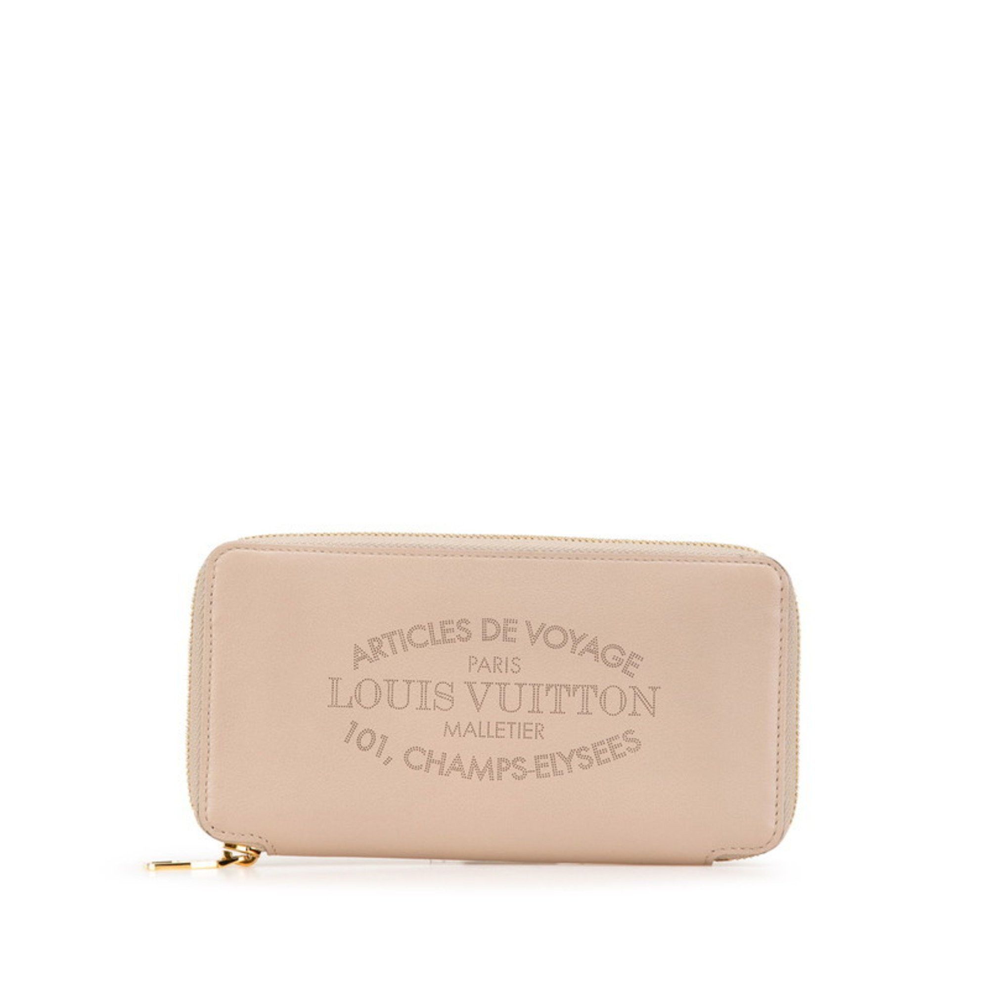 Louis Vuitton Louis Vuitton Parnassus Portefeuille Iena Round Zipper Long Wallet M58265 Brown Leather Women's LOUIS VUITTON Size ONE SIZE - 1 Thumbnail