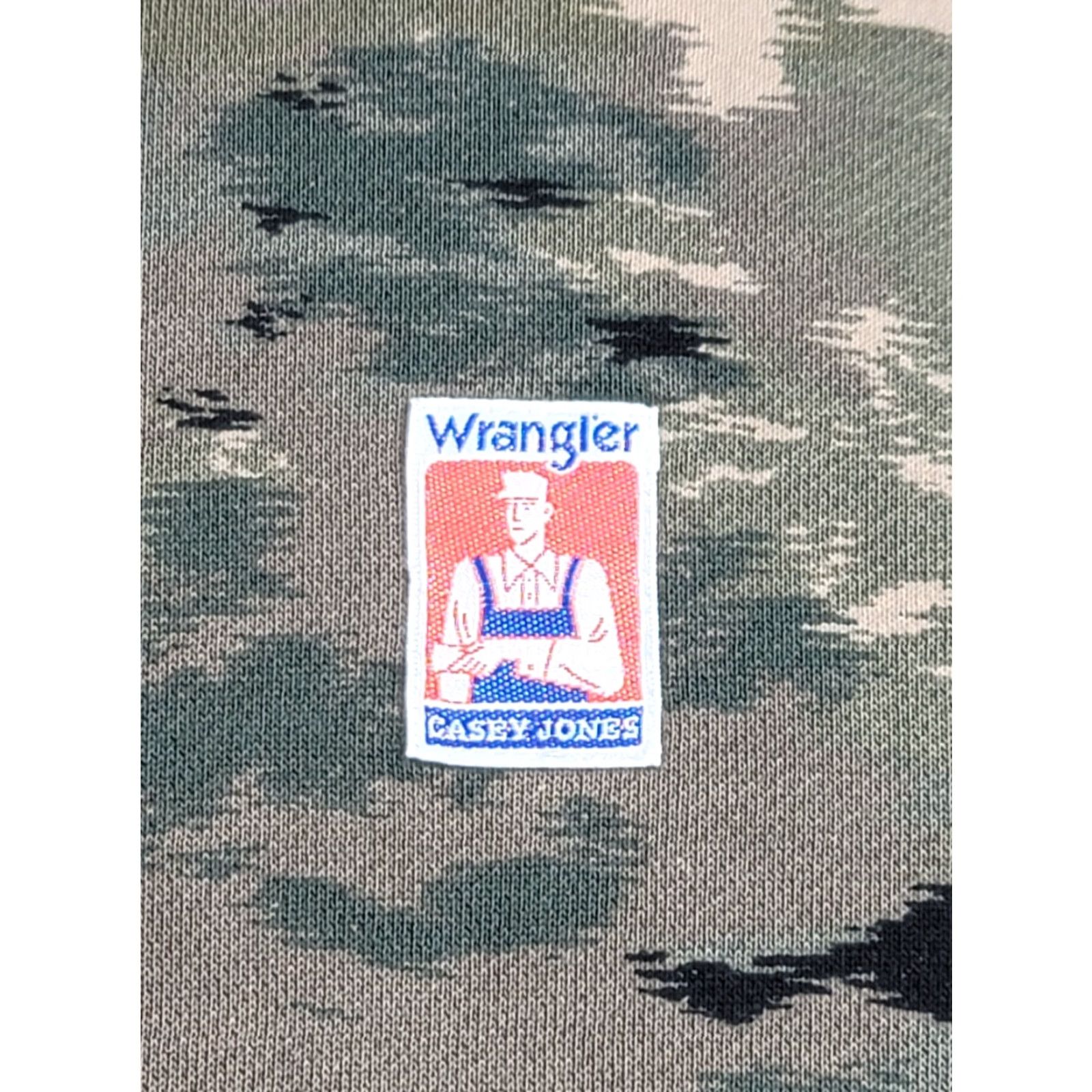 Wrangler Wrangler Casey Jones Workwear Hoodie Sweatshirt Camo Sz S Mens Long Sleeve Multicolor Logo Embroidered PullOver Pockets Size US S / EU 44-46 / 1 - 3 Thumbnail