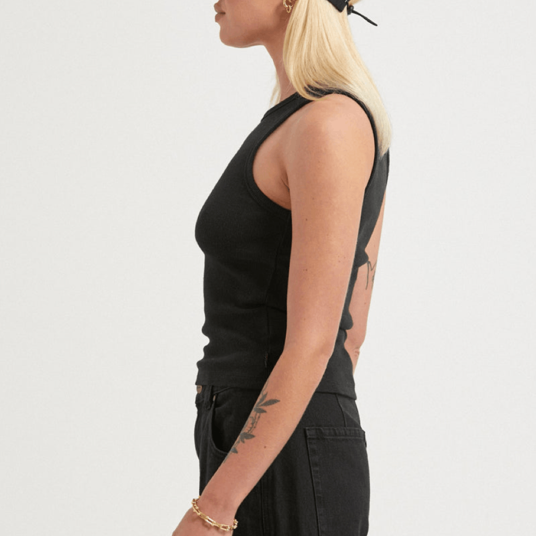 Afends NWT Afends - Lydia - Women's Hemp Ribbed Tank Top - Small Size S / US 4 / IT 40 - 7 Thumbnail