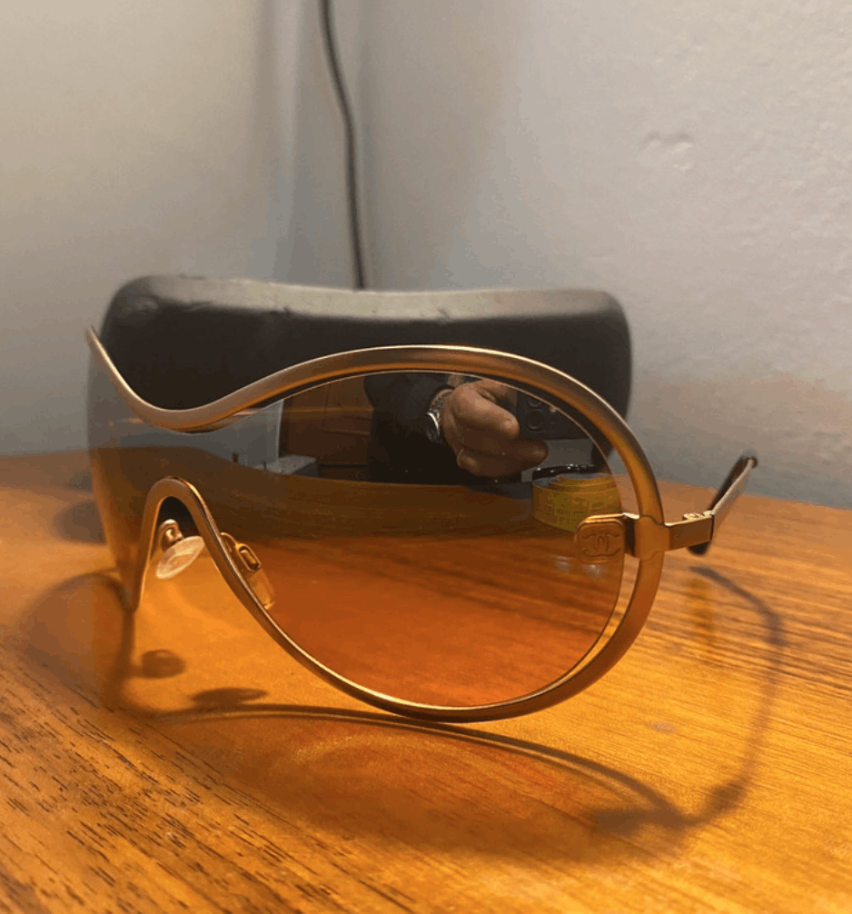 Chanel CHANEL Sunglasses 4030 Rimless Rhinestone 4017 Vintage Size ONE SIZE - 3 Thumbnail