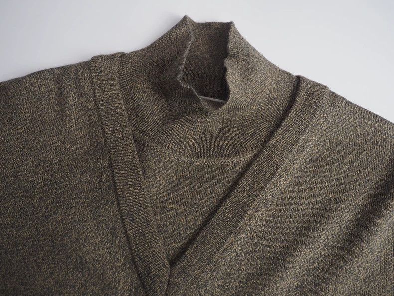 Lemaire LEMAIREBrown wool-blend turtleneck sweater 2502-Nextarrow Size US L / EU 52-54 / 3 - 3 Thumbnail