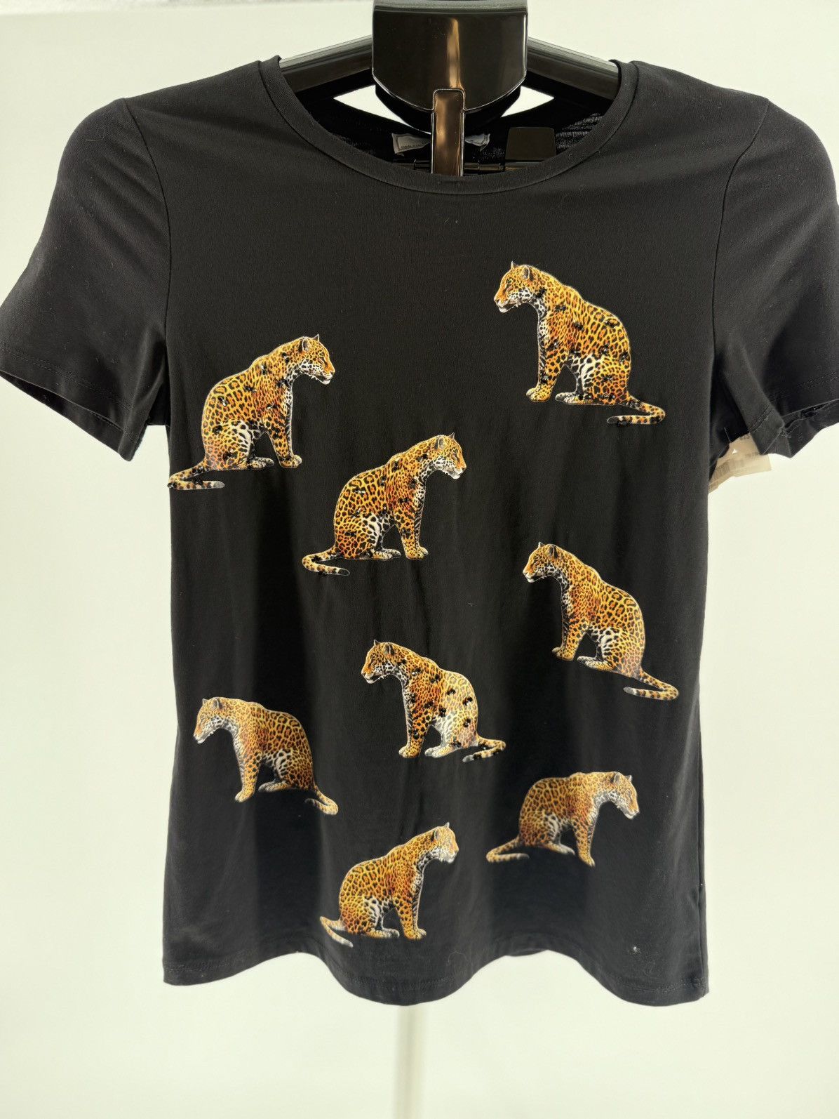 Other Something Pretty Black Leopard Cheetah Shirt Size Small Size S / US 4 / IT 40 - 1 Thumbnail