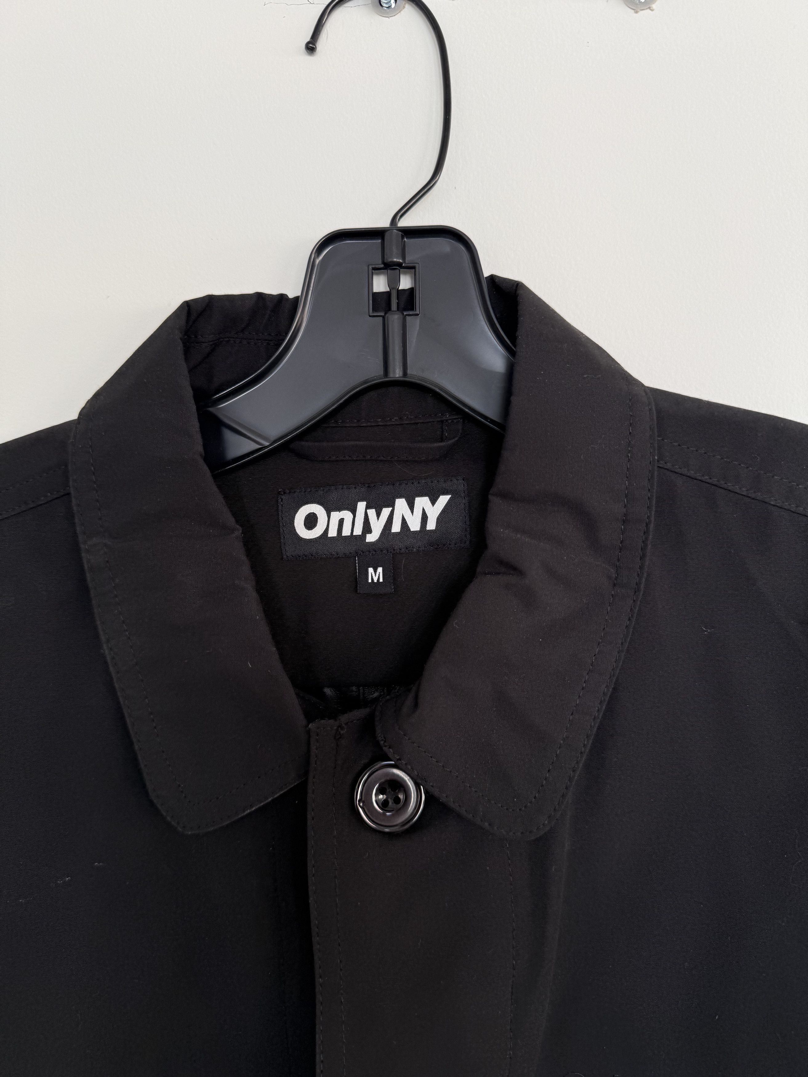Only NY Only NY Black Raincoat Size US M / EU 48-50 / 2 - 3 Thumbnail