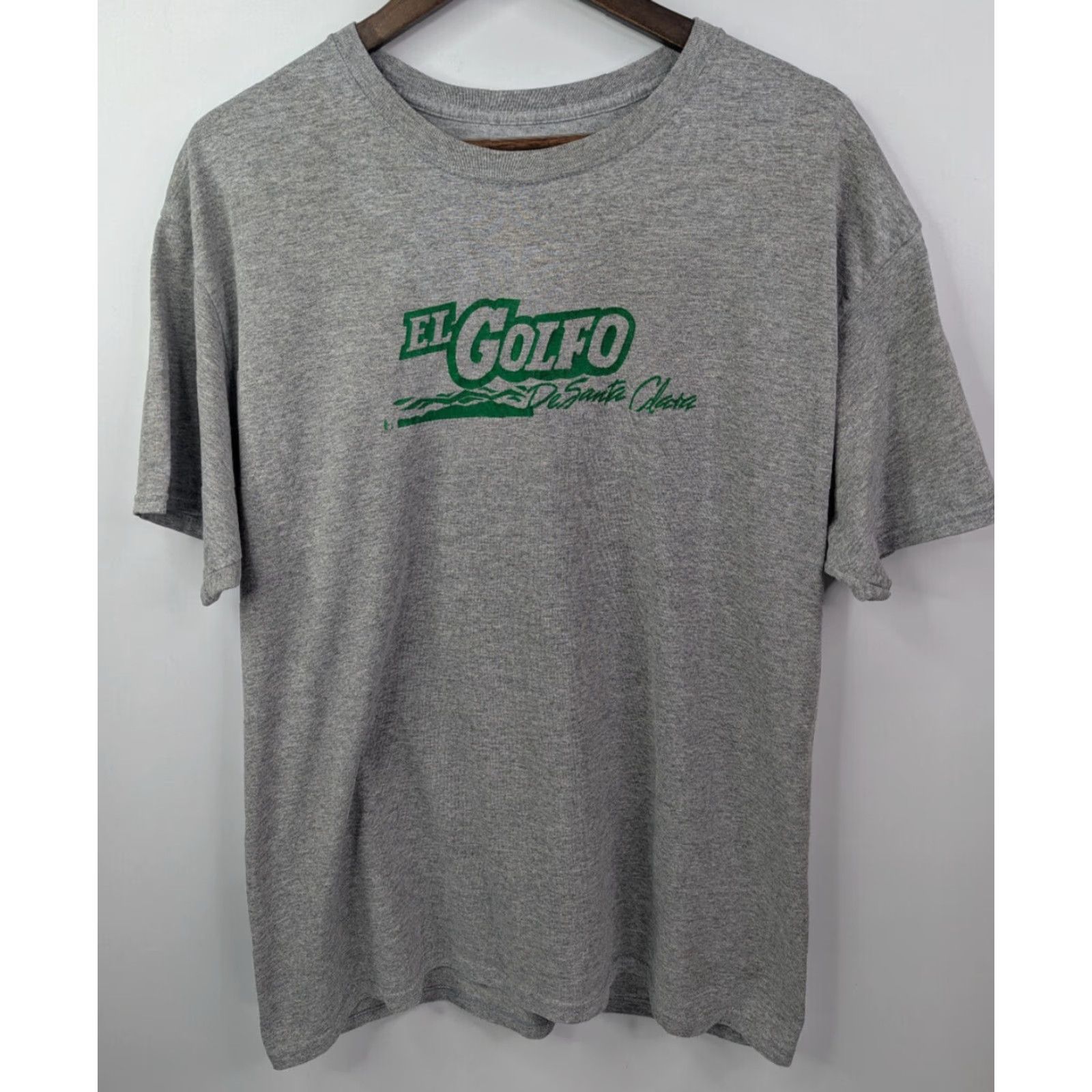 Hanes Hanes T-Shirt Unisex Adults Short Sleeve Gray Size L El Golfo De Santa Clara Sonora Mexico Vintage Size US L / EU 52-54 / 3 - 4 Thumbnail