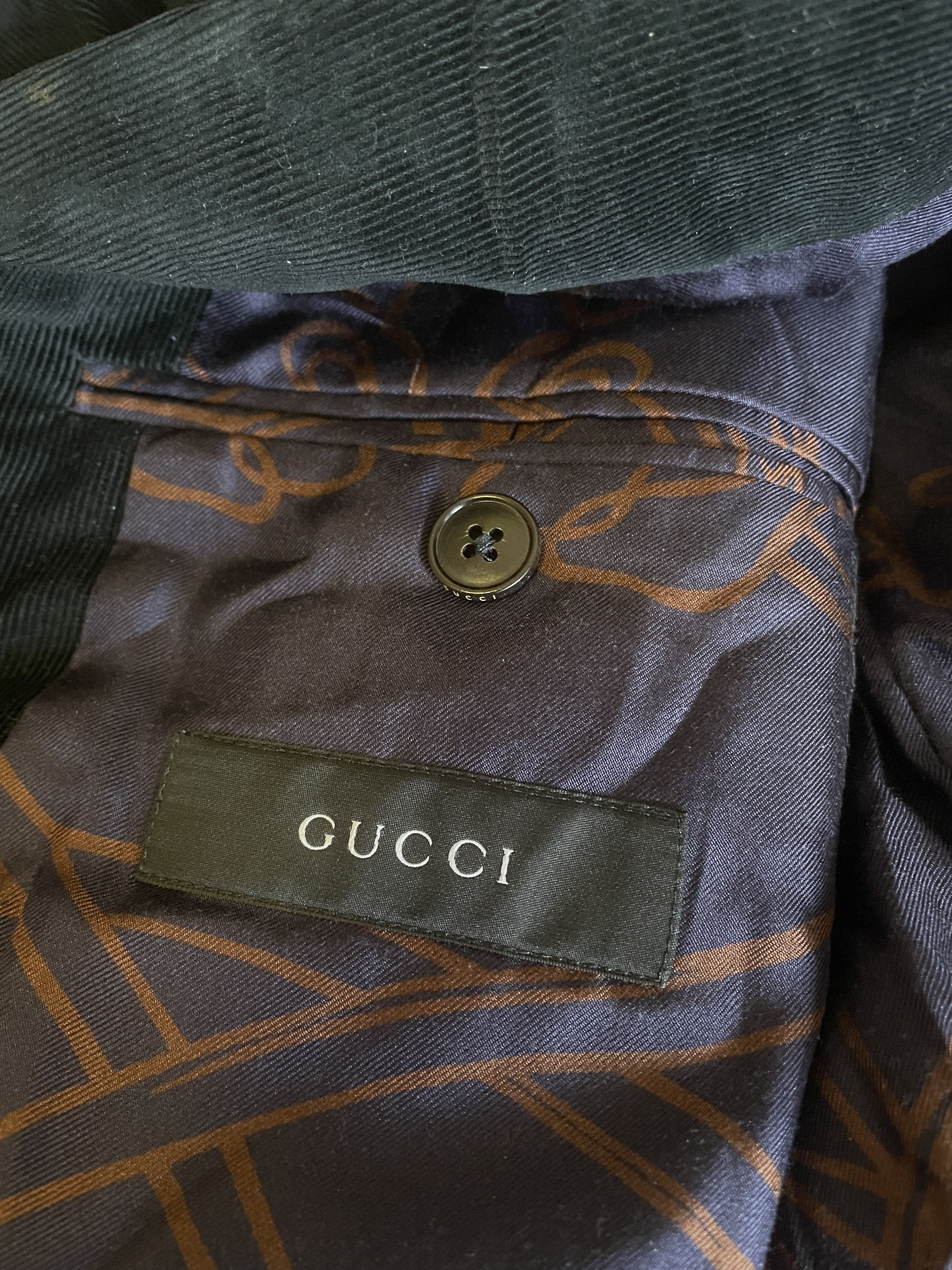 Gucci Gucci corduroy Blazers jacket size 52/XL Size 52R - 4 Thumbnail