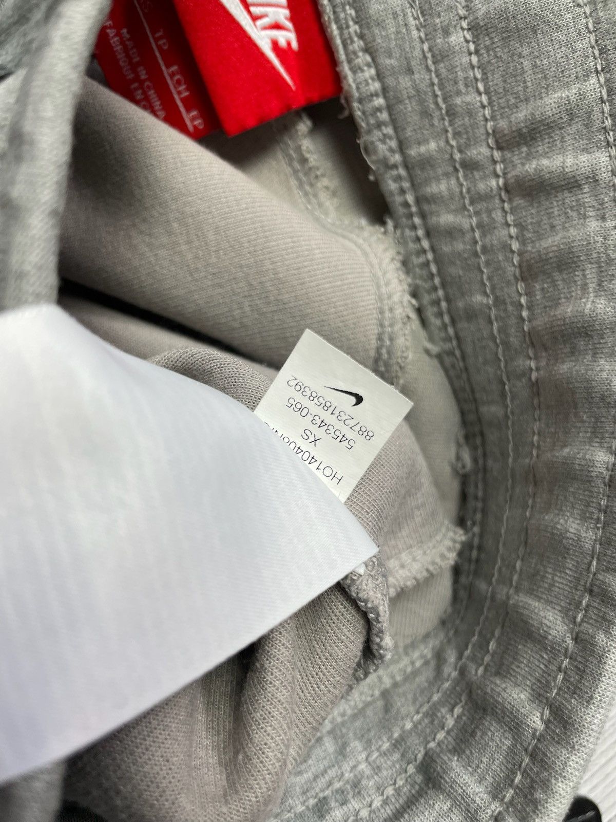 Nike × Vintage Vintage Nike tech fleece joggers drill Y2K grey Size US 28 / EU 44 - 5 Thumbnail