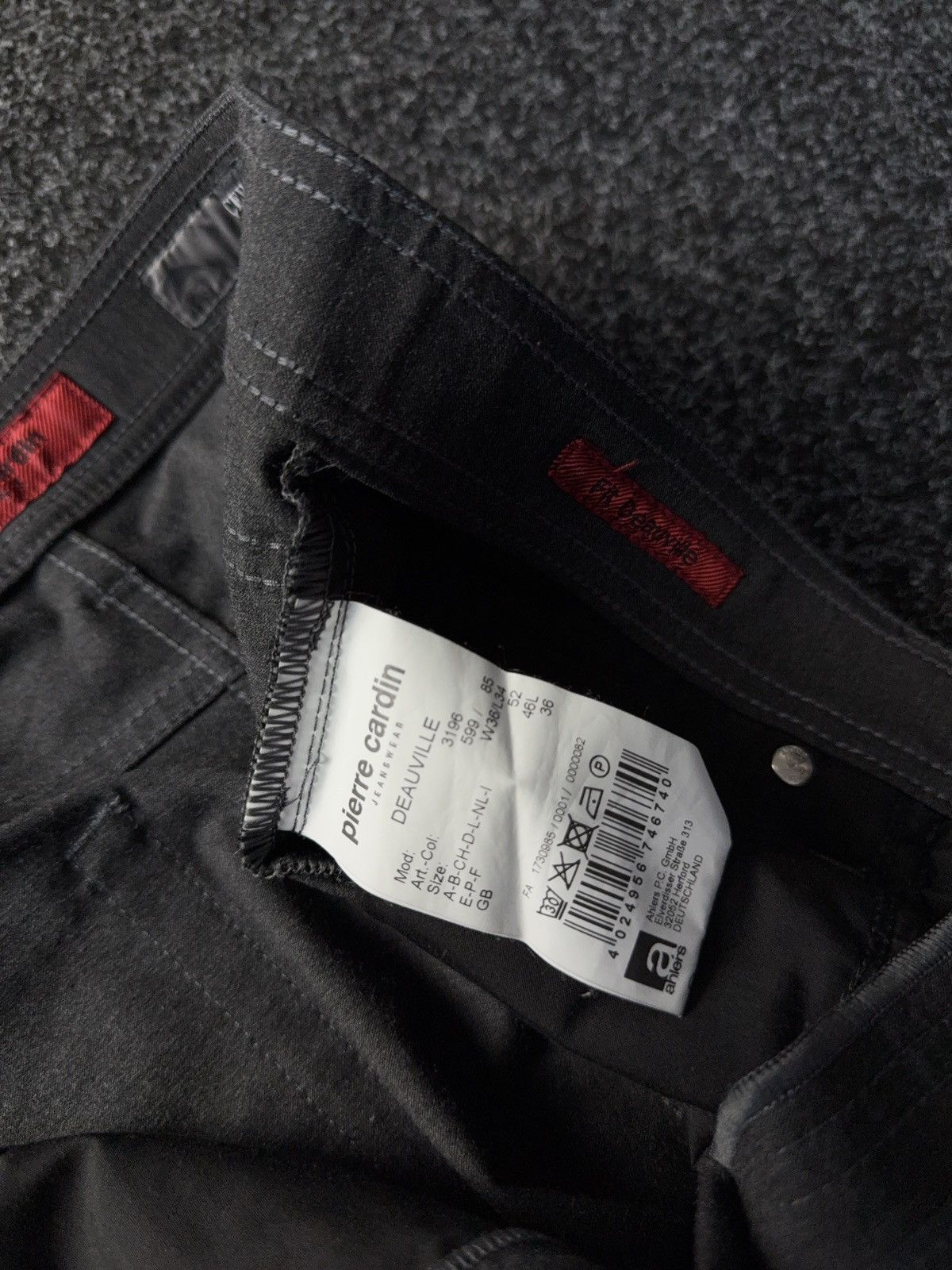 Pierre Cardin Japanese style Pierre Cardin Deauville Black Stretch Jeans Size US 36 / EU 52 - 8 Thumbnail