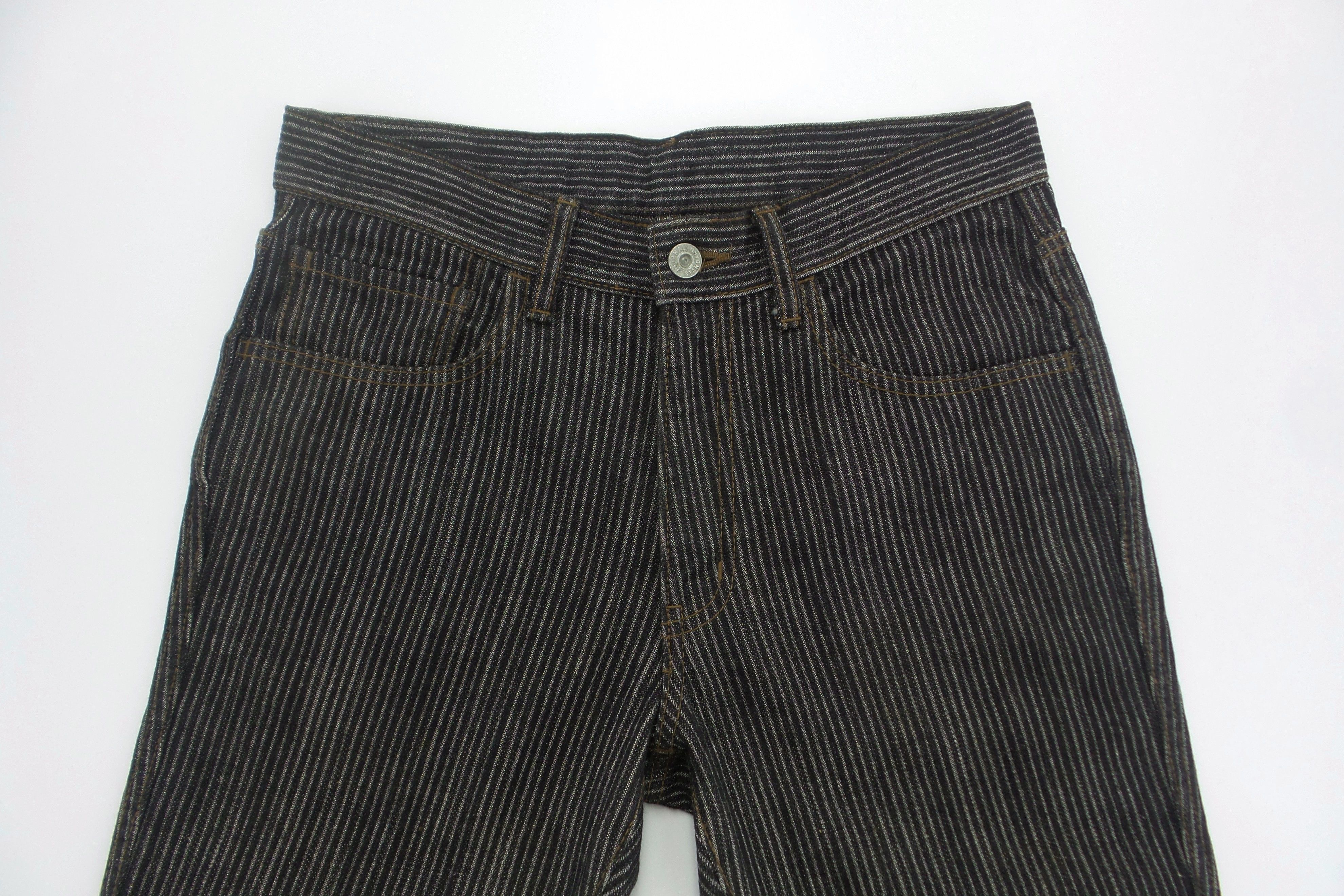 Japanese Brand Journal Standard Hickory Design Jeans W14.5xL38.5 Size US 29 - 2 Thumbnail