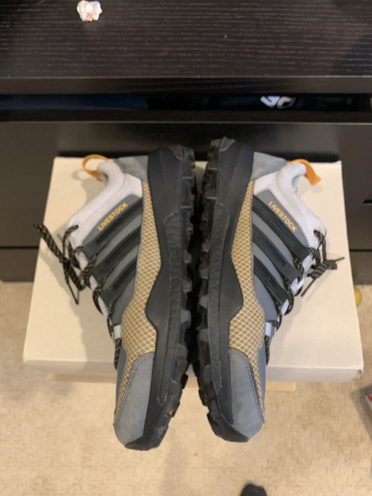 image of Adidas Terrex Skychaser Livestock Shoes in Grey, Men's (Size 8.5)