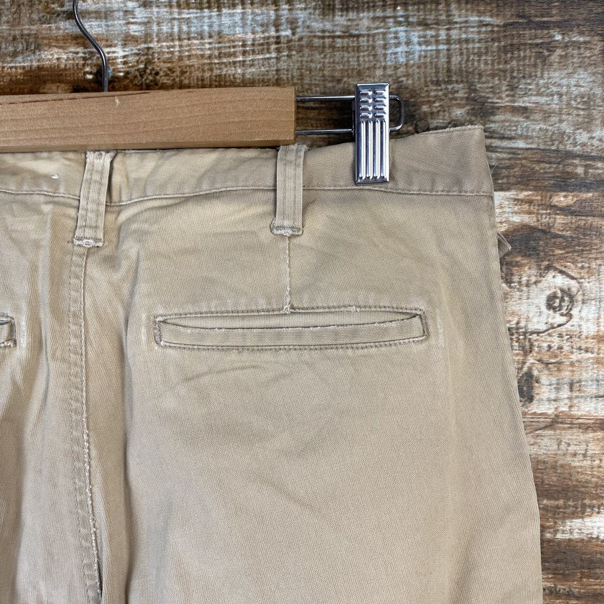 DL Japanese Brand Beige Cargo Multipocket Pants #C770