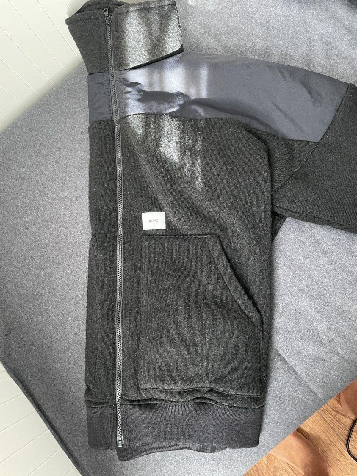 Wtaps WTAPS - Mercer Panelled Fleece and Ripstop Jacket - Black Size US M / EU 48-50 / 2 - 2 Thumbnail